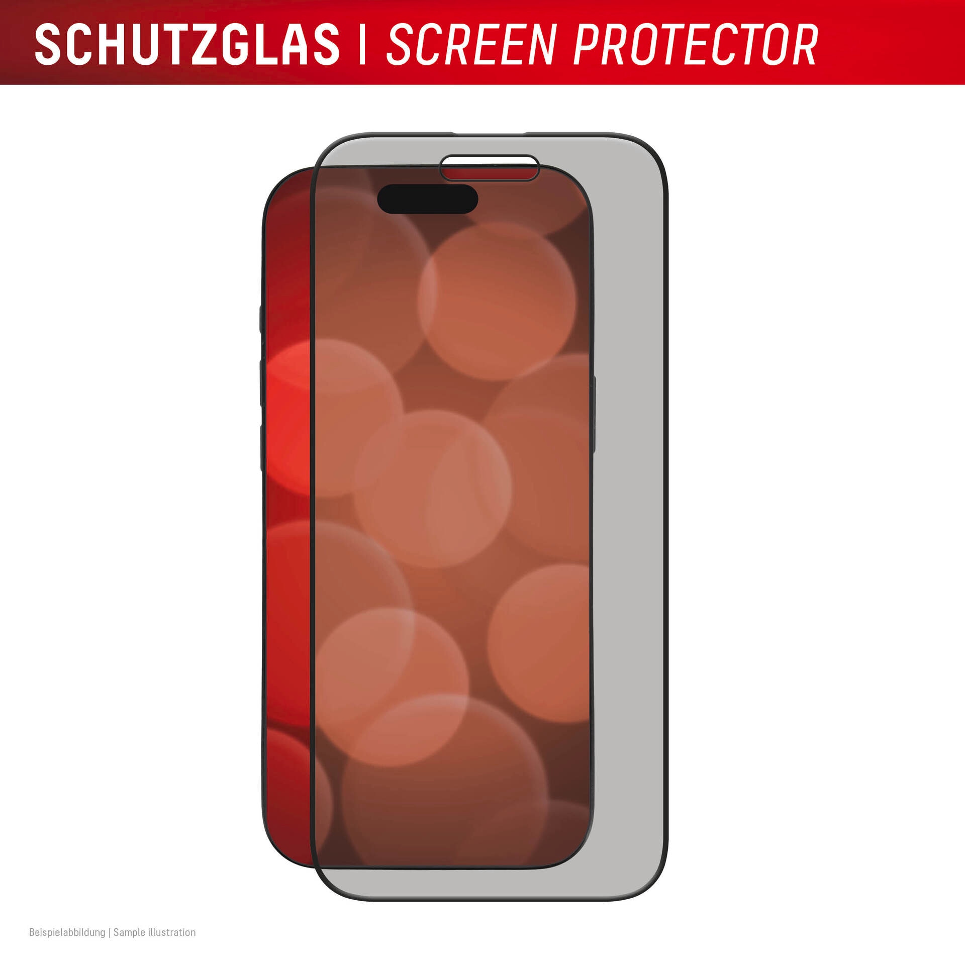 Displex Displayschutzglas »Privacy Glass Screen Protector«, für Apple iPhone Air, Displayschutzfolie, Schutzfolie, Bildschirmschutz, kratz- & stoßfest
