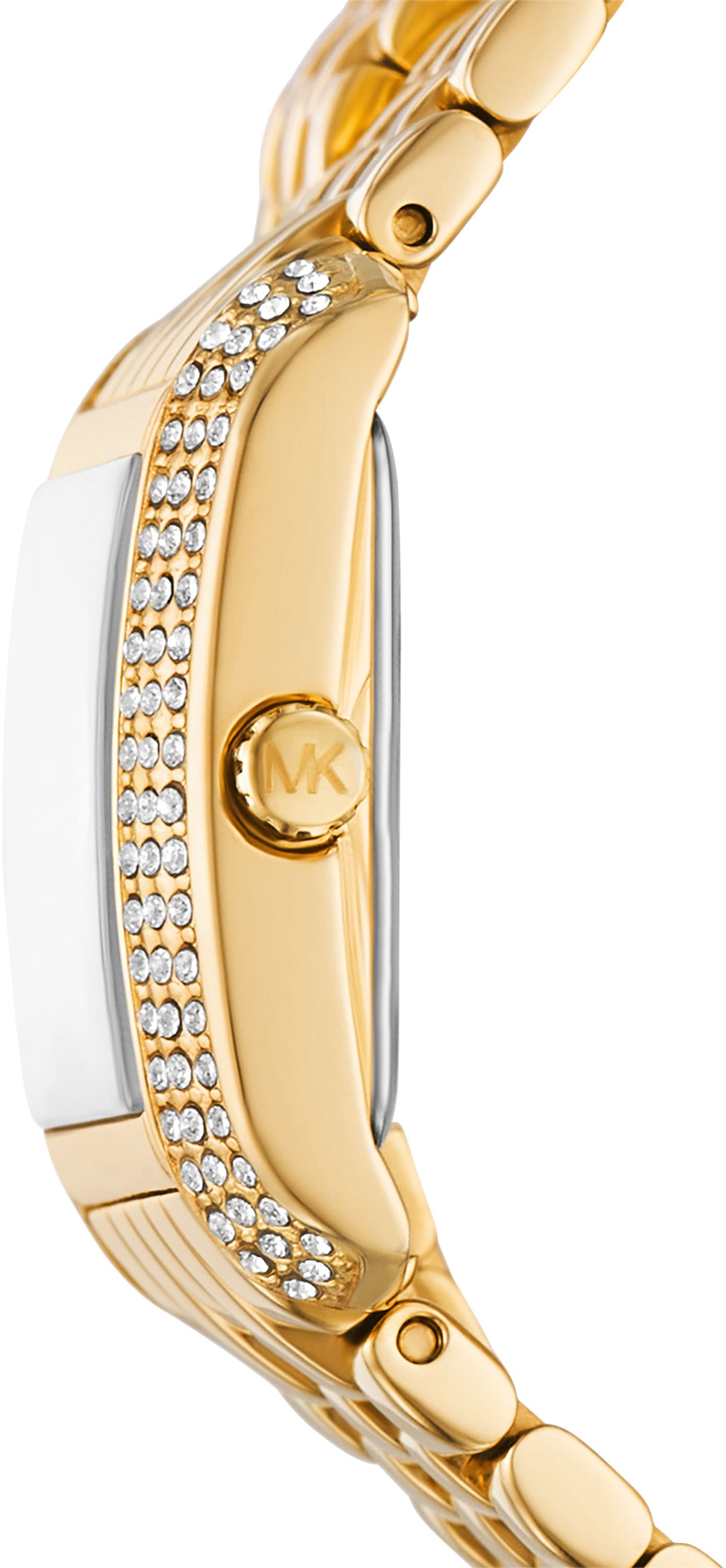 MICHAEL KORS Quarzuhr »EMERY«, Armbanduhr, Damenuhr, analog, Edelstahlarmband zum Wickeln