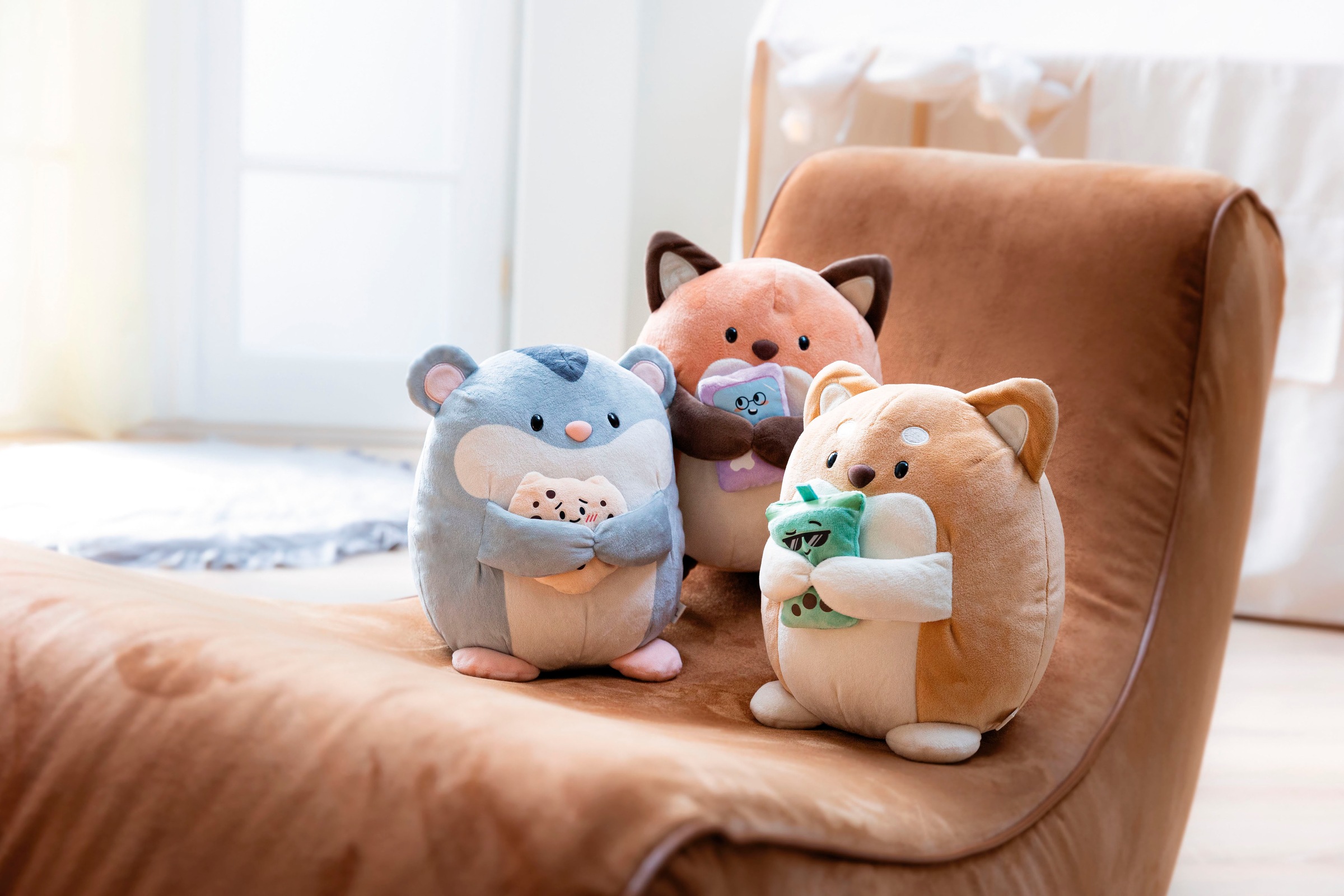 Nici Kuscheltier »mymochi, Hund Hiro 27 cm mit Bubble Tea«