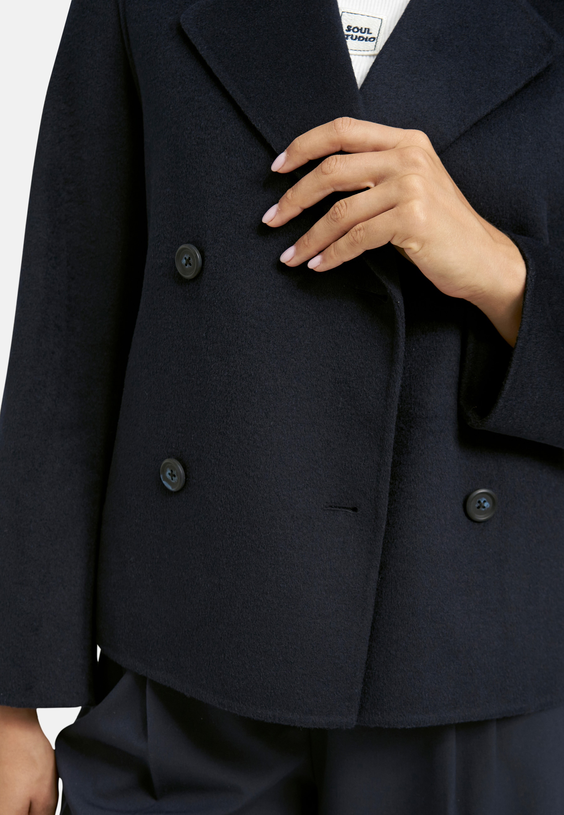 Smith & Soul Kurzjacke ohne Kapuze