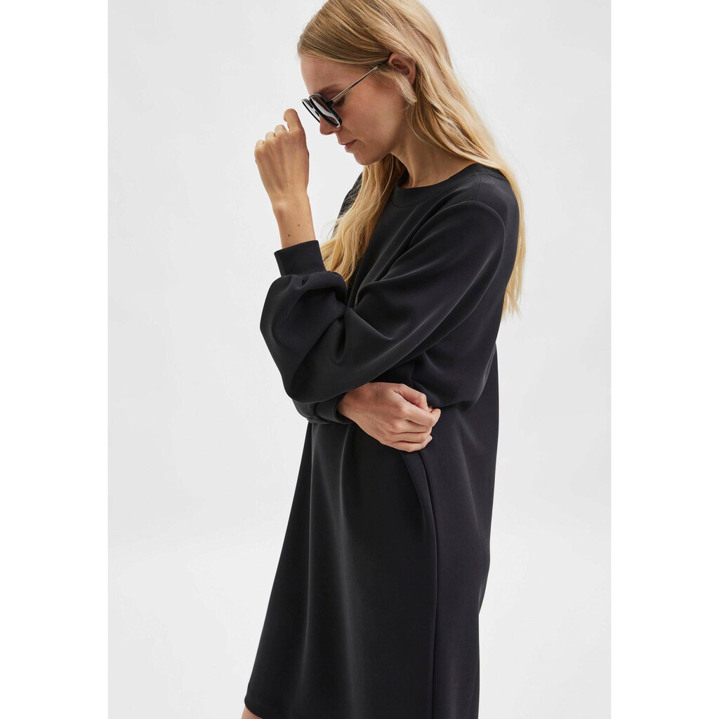 Damenmode Kleider SELECTED FEMME Sweatkleid »SLFTENNY«, aus hochwertigem Modal-Mix schwarz Damenmode Kleider SELECTED FEMME Sweatkleid »SLFTENNY«, aus hochwertigem Modal-Mix schwarz