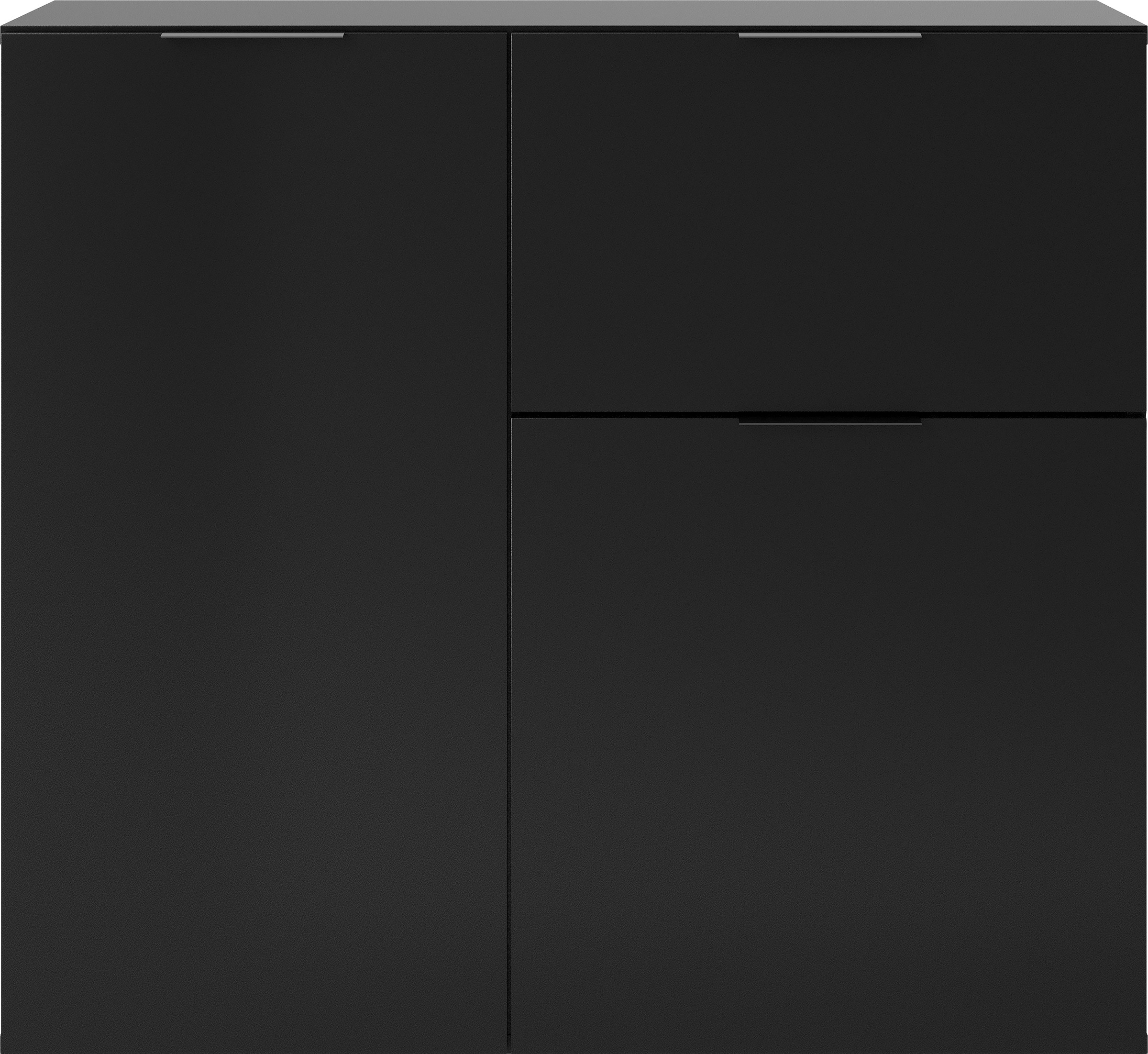 FMD Kommode "Dark", mit Schublade, verstellbare Einlegeböden, Breite ca. 89 günstig online kaufen