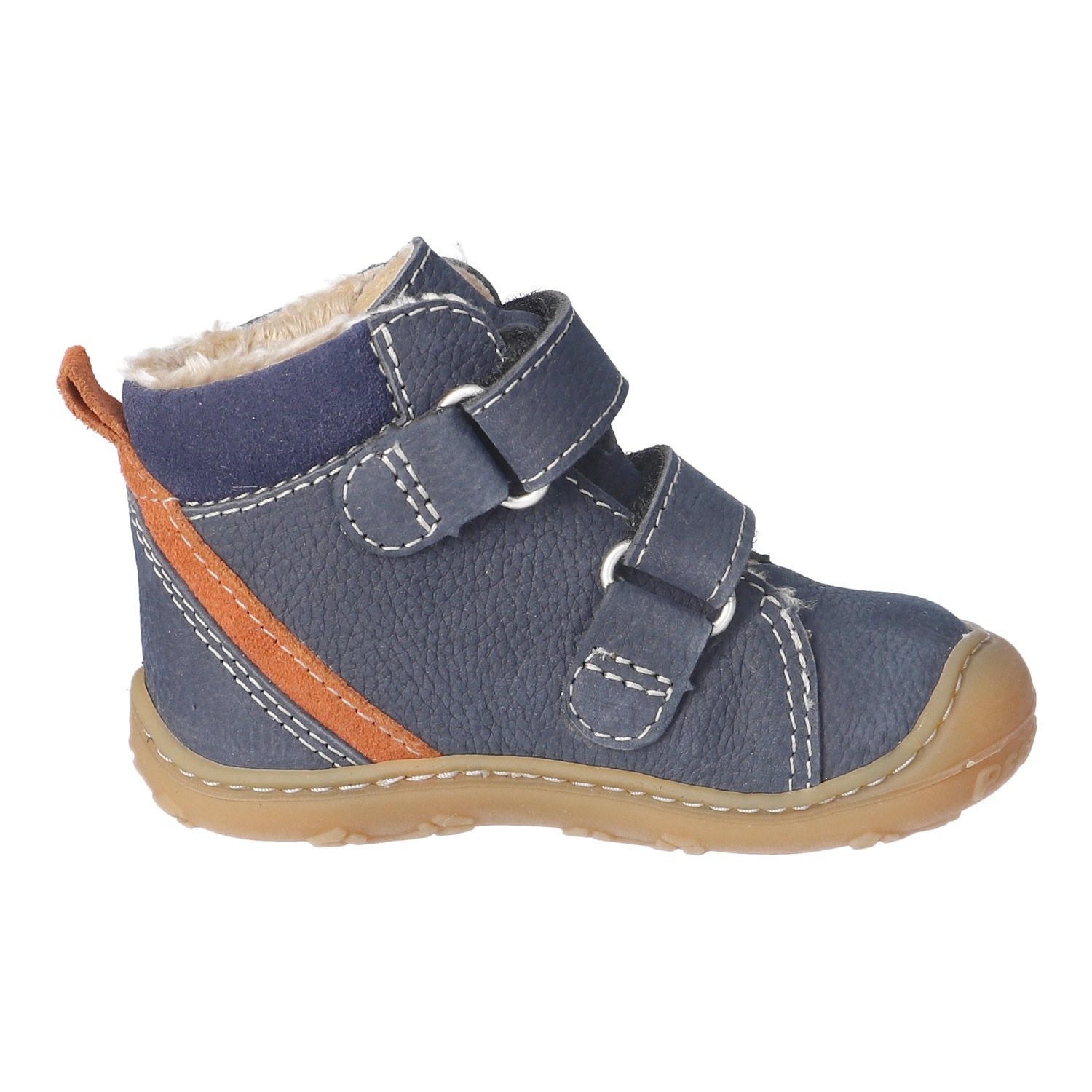 PEPINO by RICOSTA Lauflernschuh »GENO, WMS: mittel«  Babyschuh mit Kontrastnähten, Größenschablone zum Download