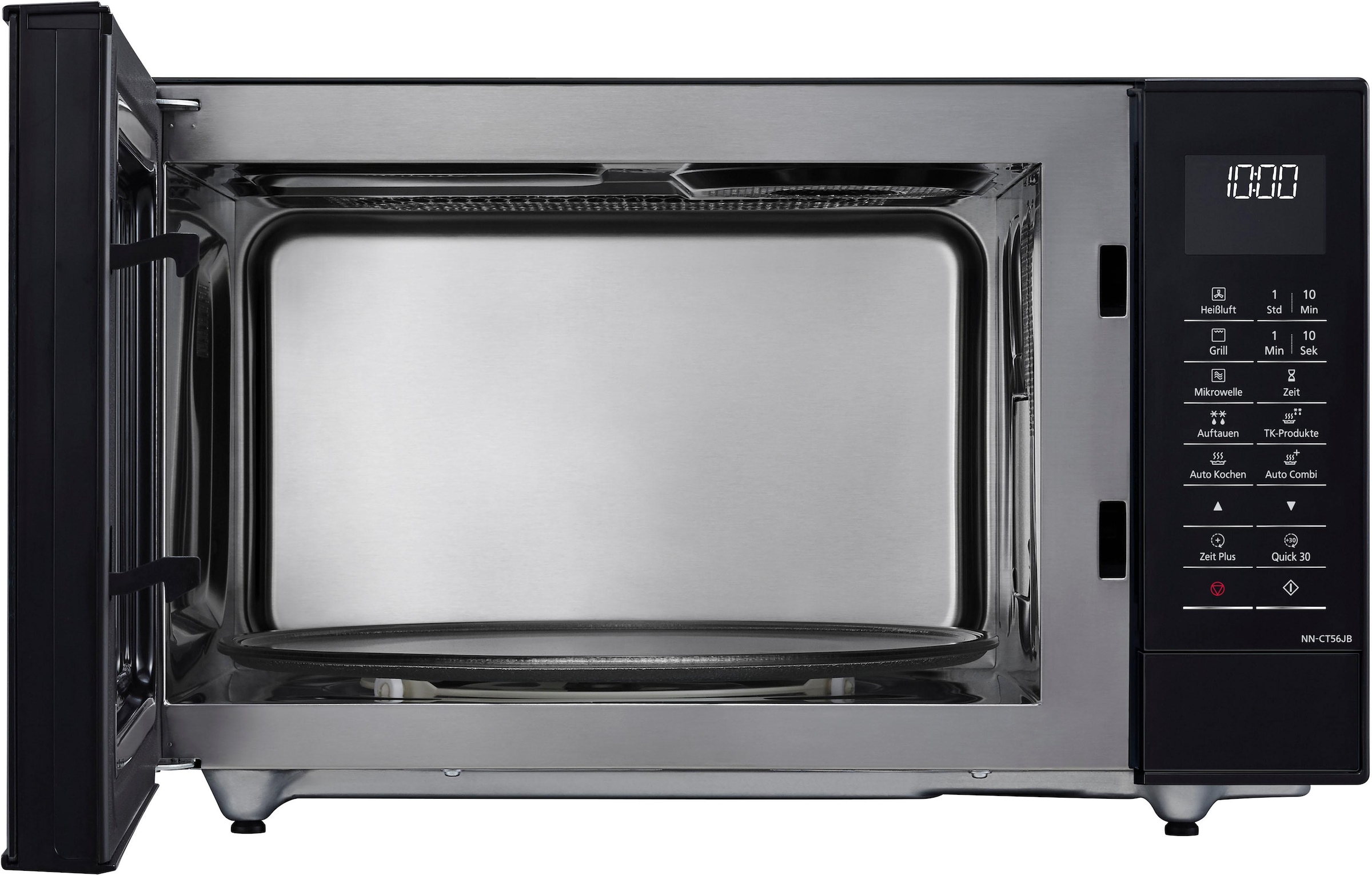 Panasonic Mikrowelle »NN-CT56JBGPG«, Grill und Heißluft, 1000 W