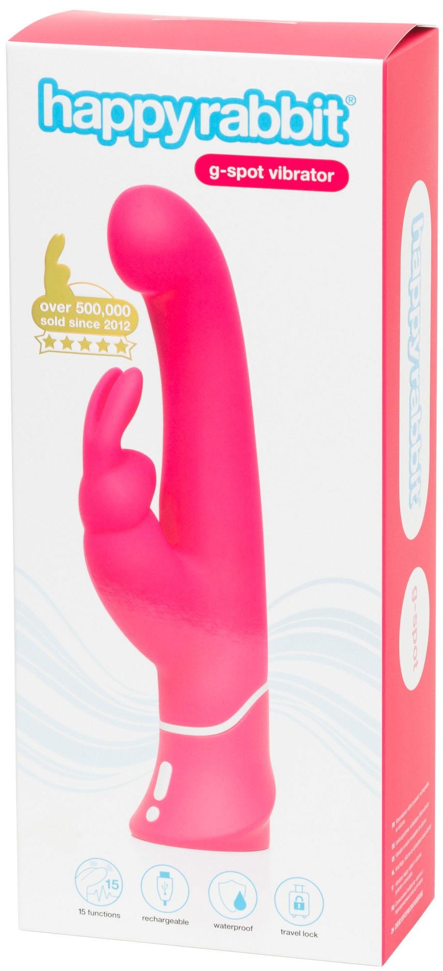 happy rabbit Rabbit-Vibrator »Happy Rabbit G-Spot Pink«