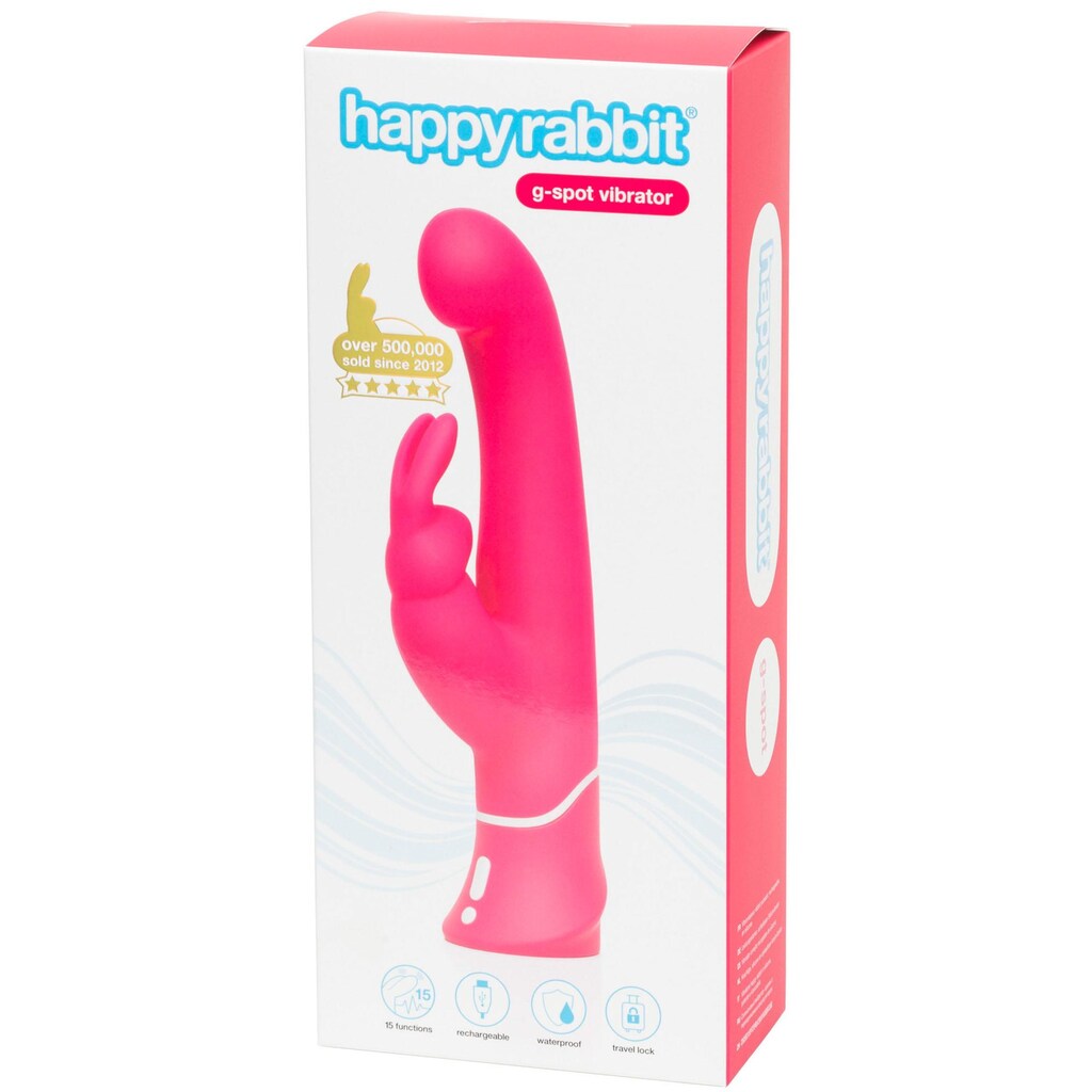 happy rabbit Rabbit-Vibrator »Happy Rabbit G-Spot Pink«