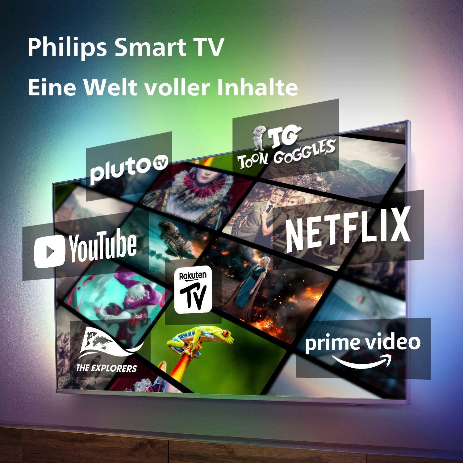 Philips LED-Fernseher, 80 cm/32 Zoll, Full HD, Smart-TV