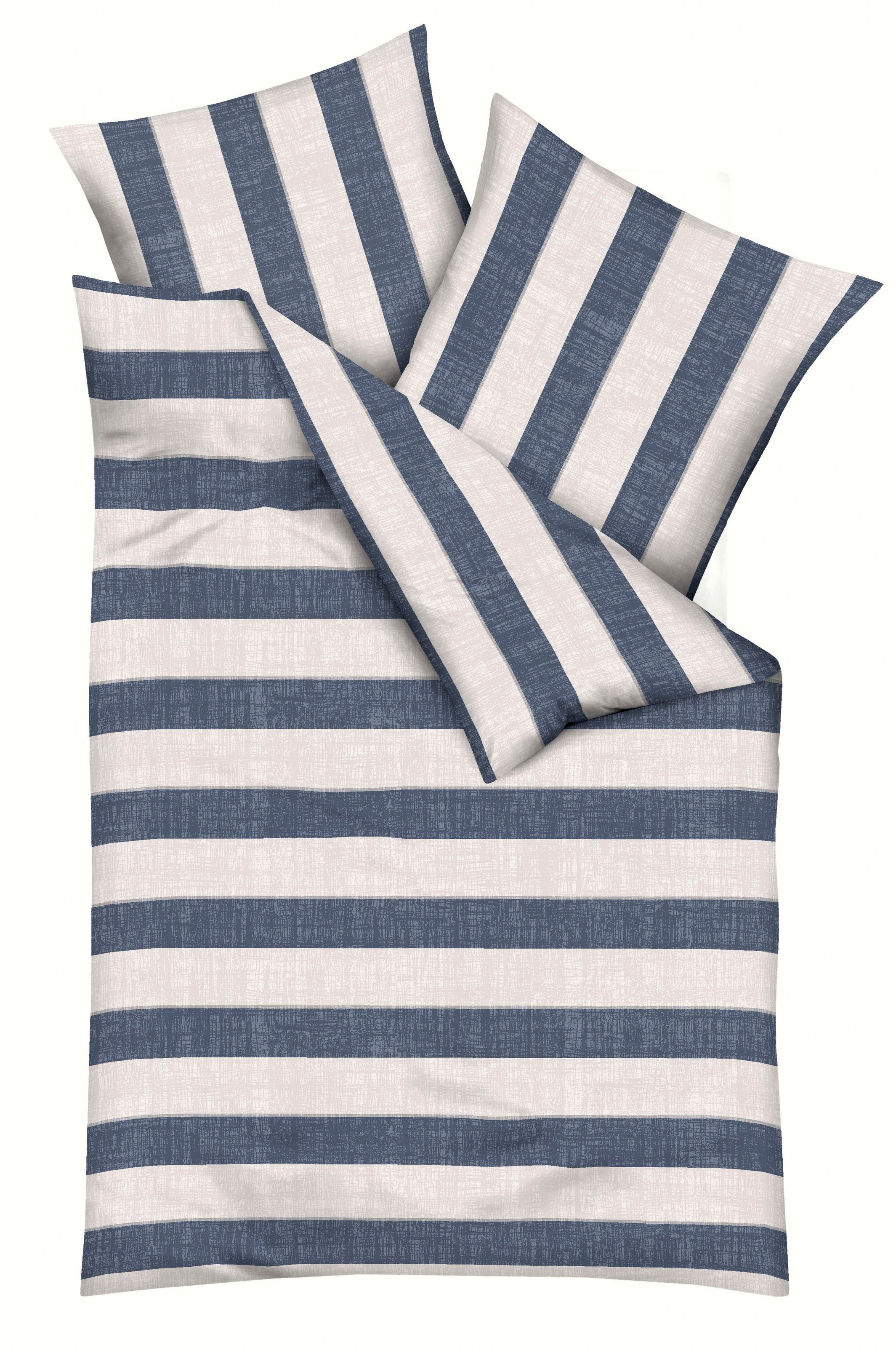 Kaeppel Bettwäsche "College" 3 Stk. tlg. Mit breiten Streifen günstig online kaufen