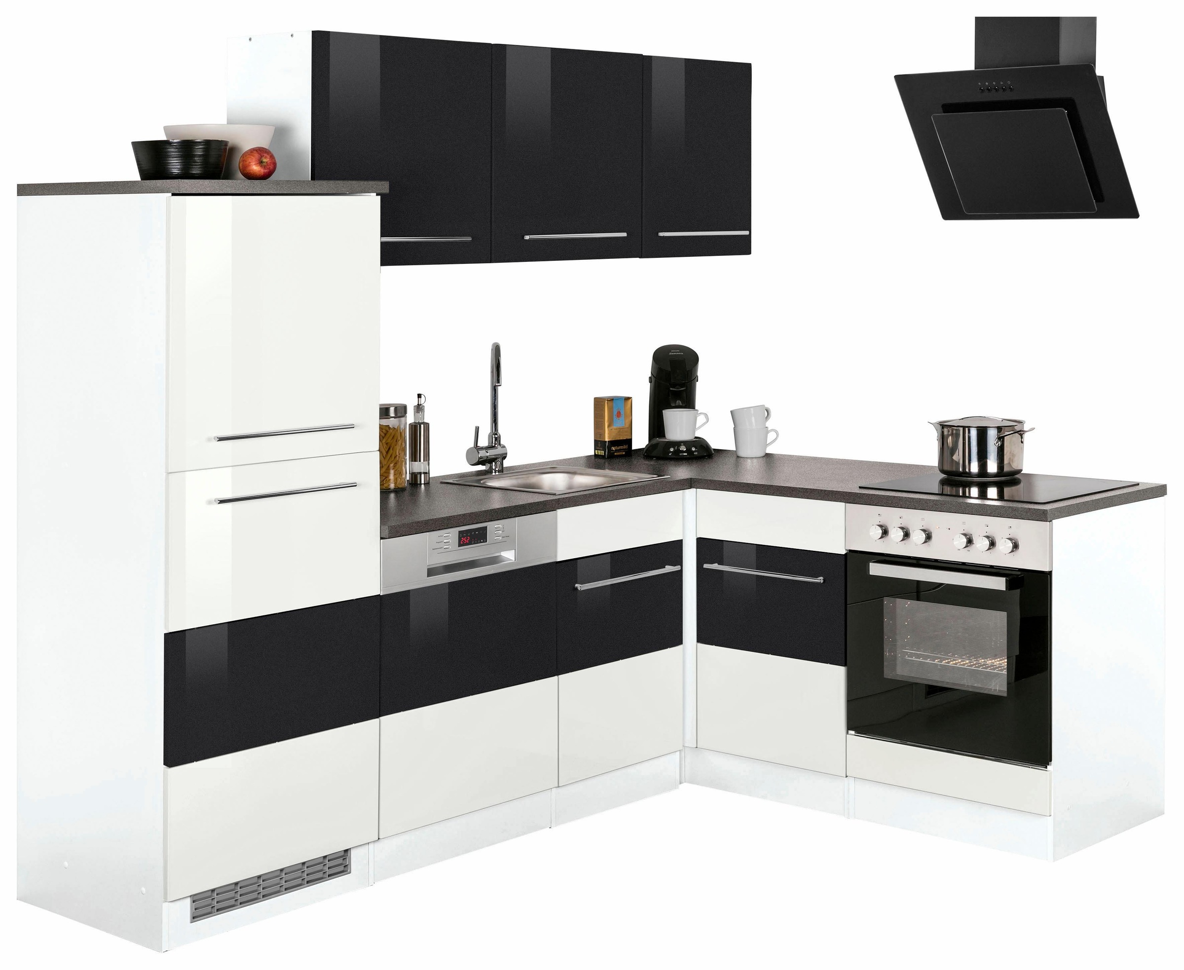 HELD MÖBEL Winkelküche »Trient«, ohne E-Geräte, Stellbreite 230 x 170