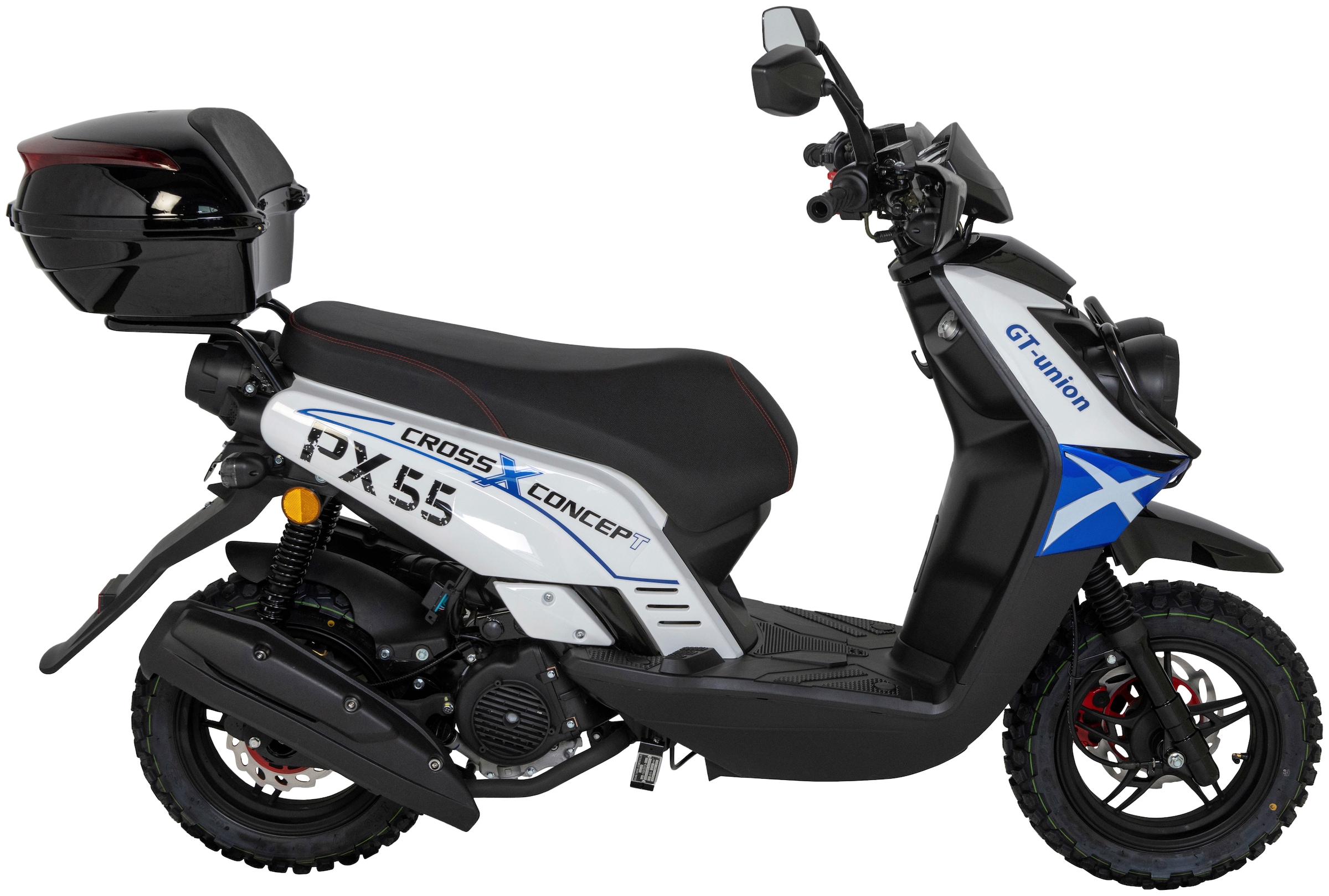 Cross-Concept«, online 55 PS, GT | ( 3 UNION kaufen BAUR km/h, 45 Motorroller Topcase cm³, Rechnung Euro auf 50 5, »PX Set), mit