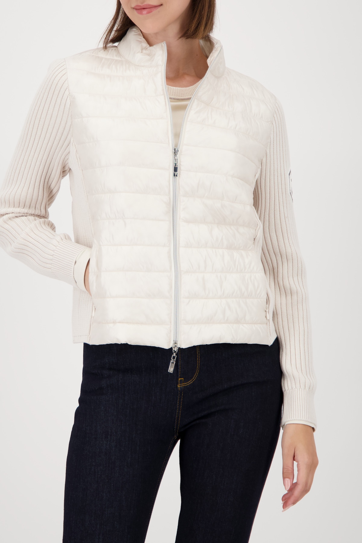 Monari Steppjacke ohne Kapuze Regular fit mit Stehkragen günstig online kaufen