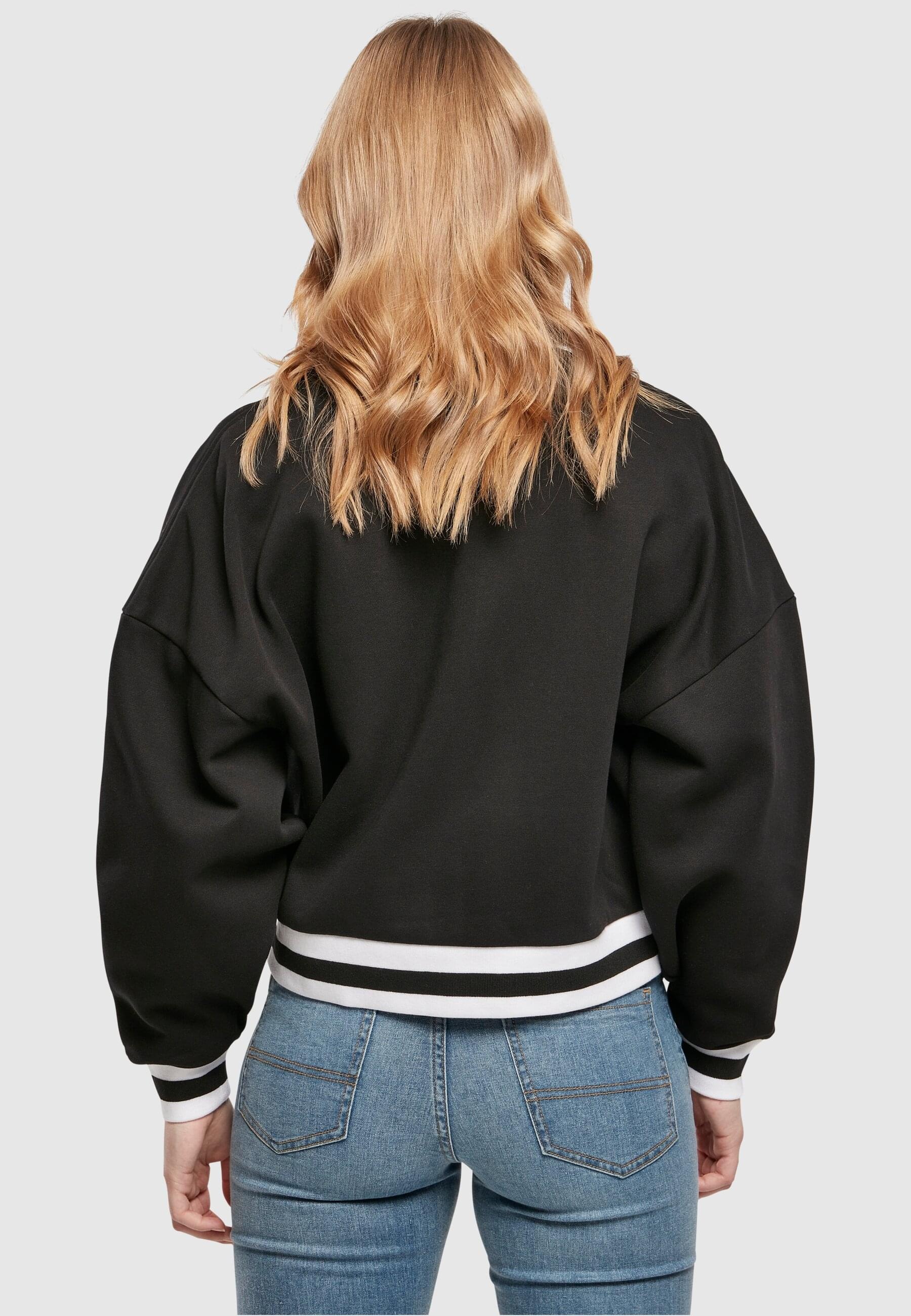 Jacket«, URBAN »Damen Oversized Kapuze | für BAUR St.), CLASSICS kaufen ohne Ladies College Collegejacke (1 Sweat