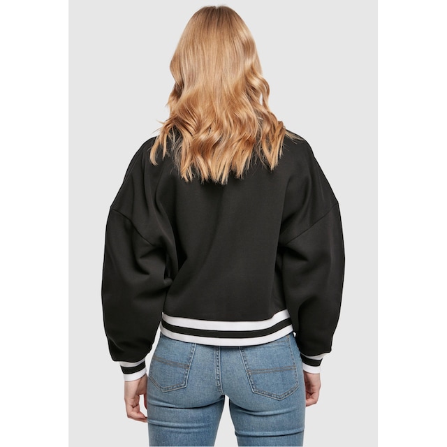 URBAN CLASSICS Collegejacke »Damen Ladies Oversized College Sweat Jacket«, (1  St.), ohne Kapuze für kaufen | BAUR