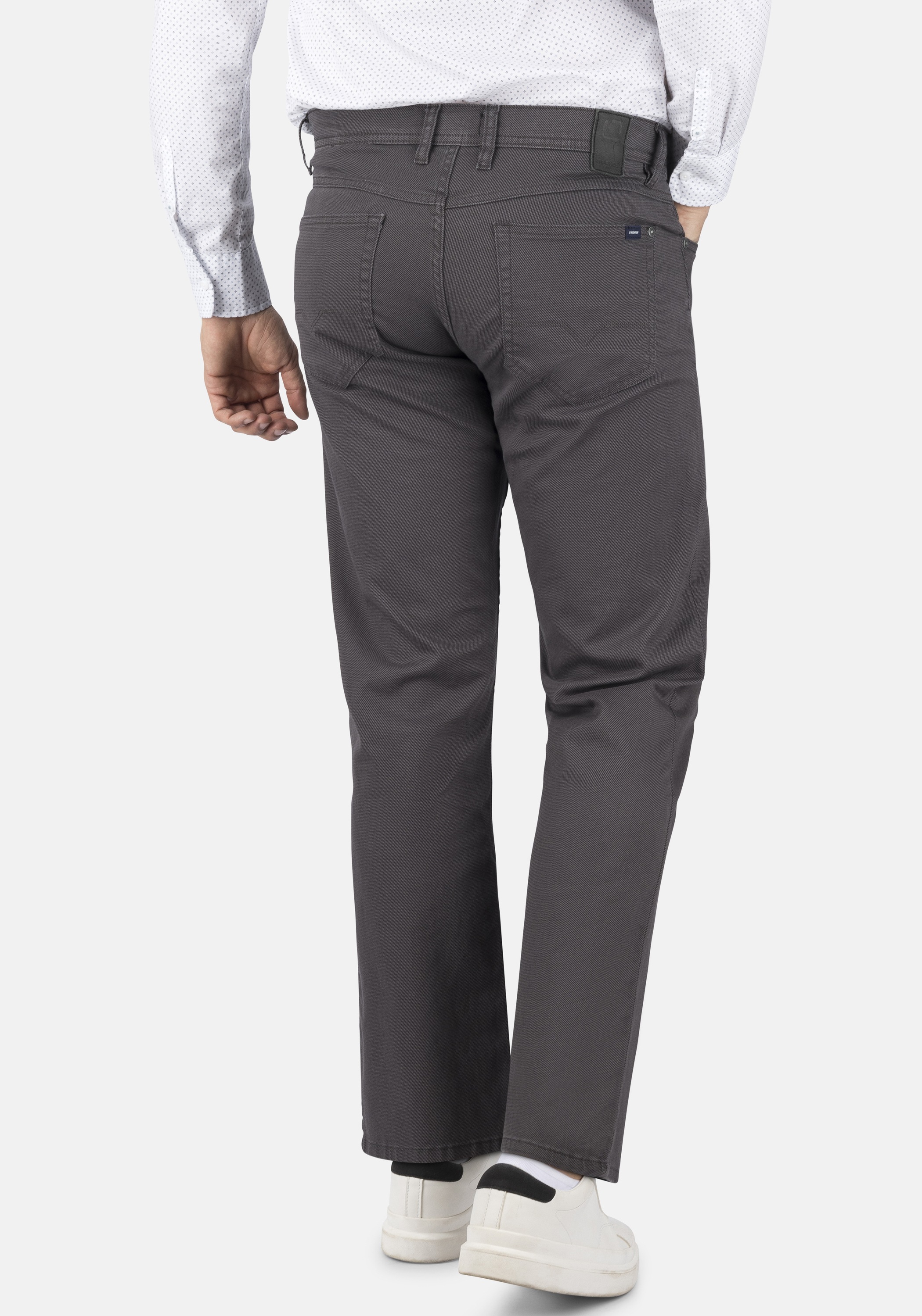 Stooker Men 5-Pocket-Jeans »Frisco Print Straight Fit«, Straight Fit Casual Clean Wash Twill Coloured Comfort Flex! für Herren