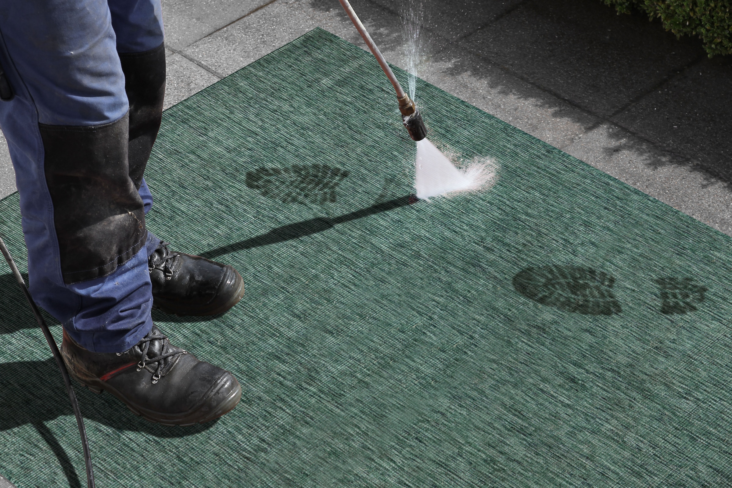 NORTHRUGS Teppich »Miami Wendeteppich«, rechteckig, 5 mm Höhe, In-& Outdoor, Wetterfest, Balkon, Läufer, Wohnzimmer, Wasserfest