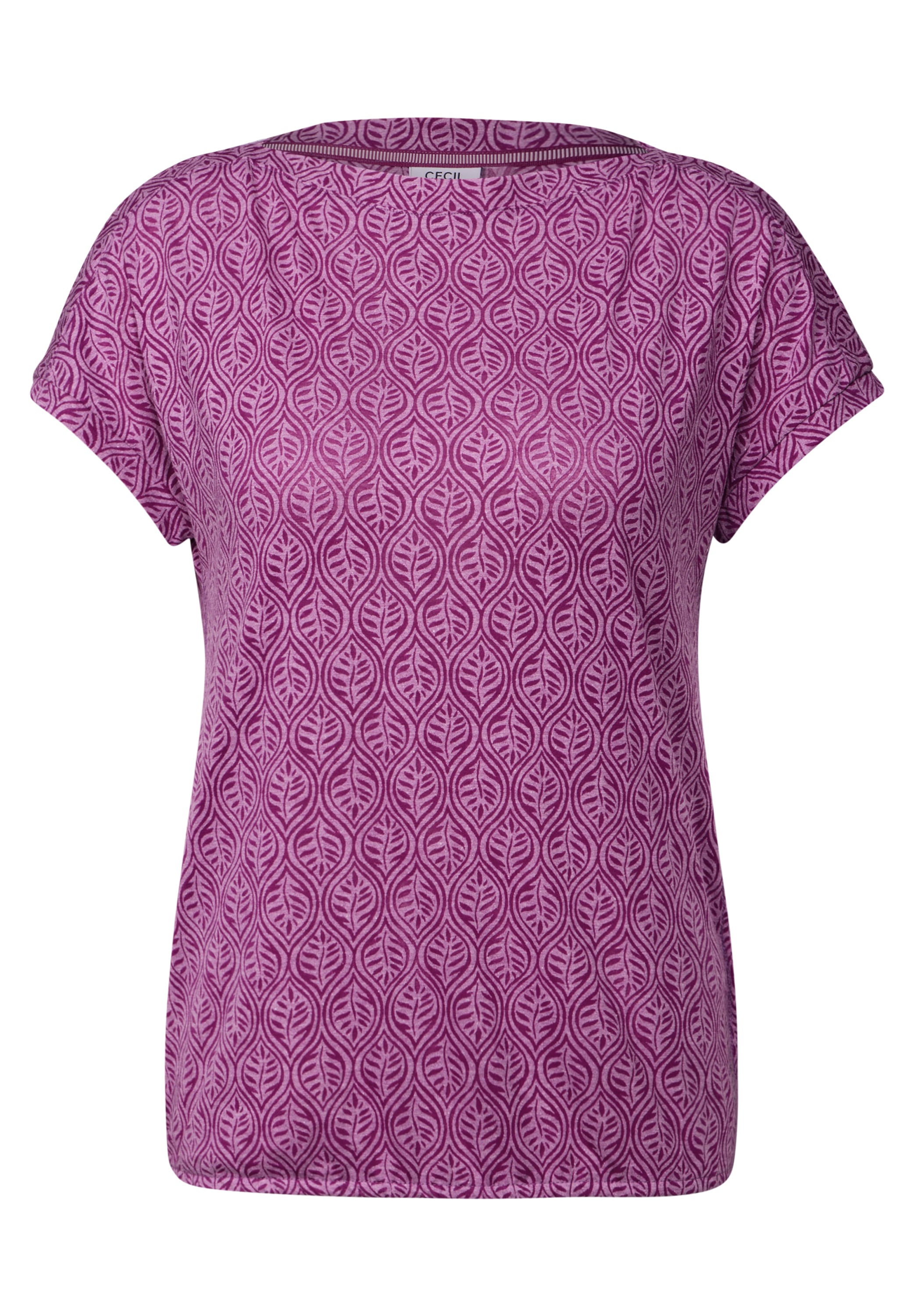 Cecil Print-Shirt, mit U-Boot-Ausschnitt