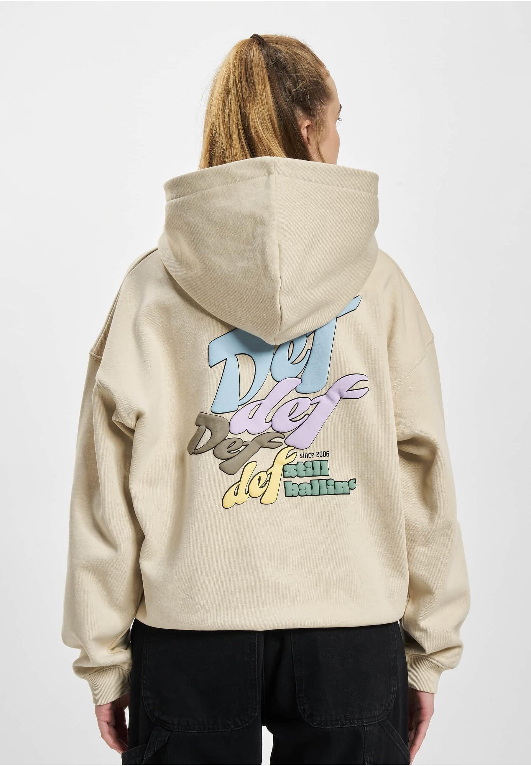 DEF Kapuzenpullover »DEF Damen DEF Hoody DEFDEF«, (1 tlg.)