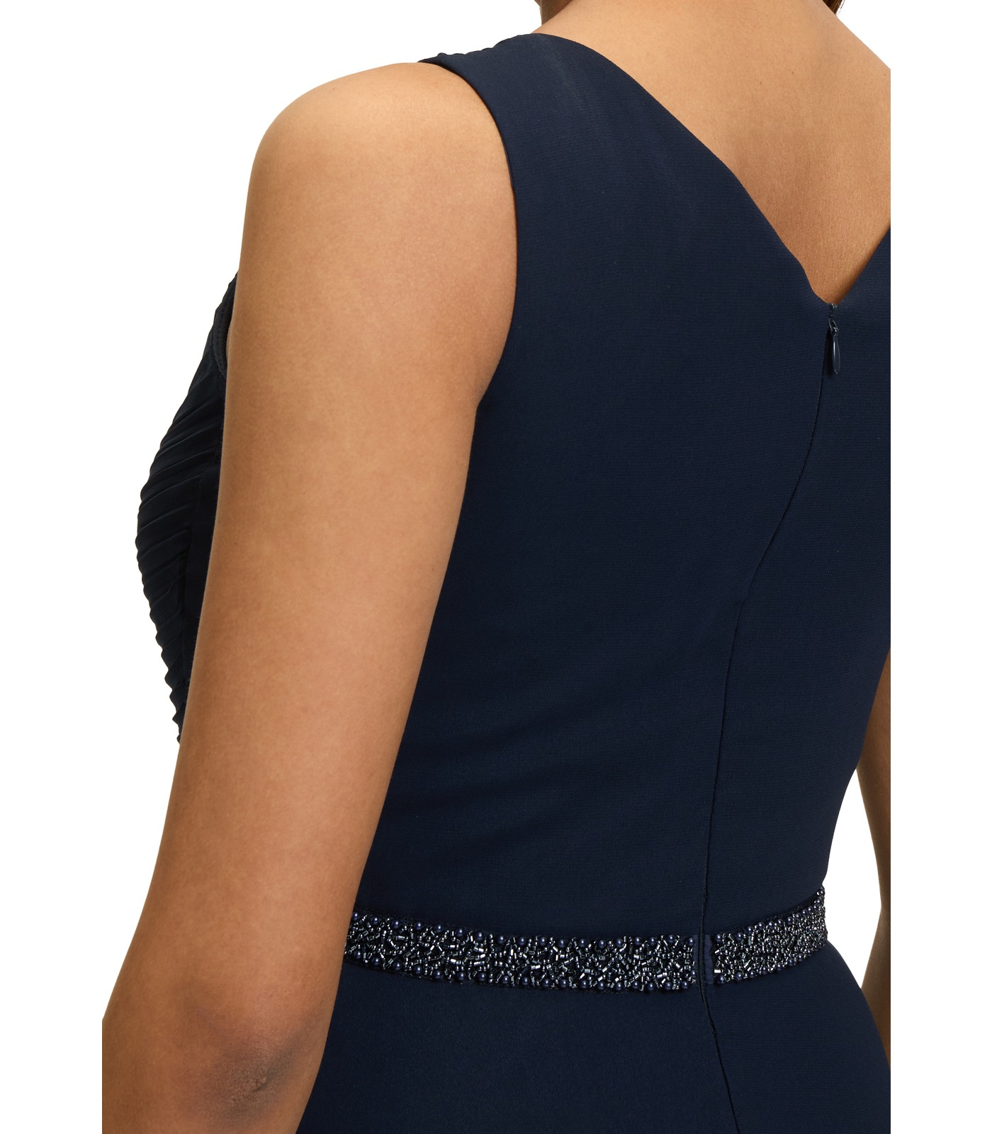 Vera Mont Abendkleid »Vera Mont Abendkleid mit Plissee«, Dekoelemente