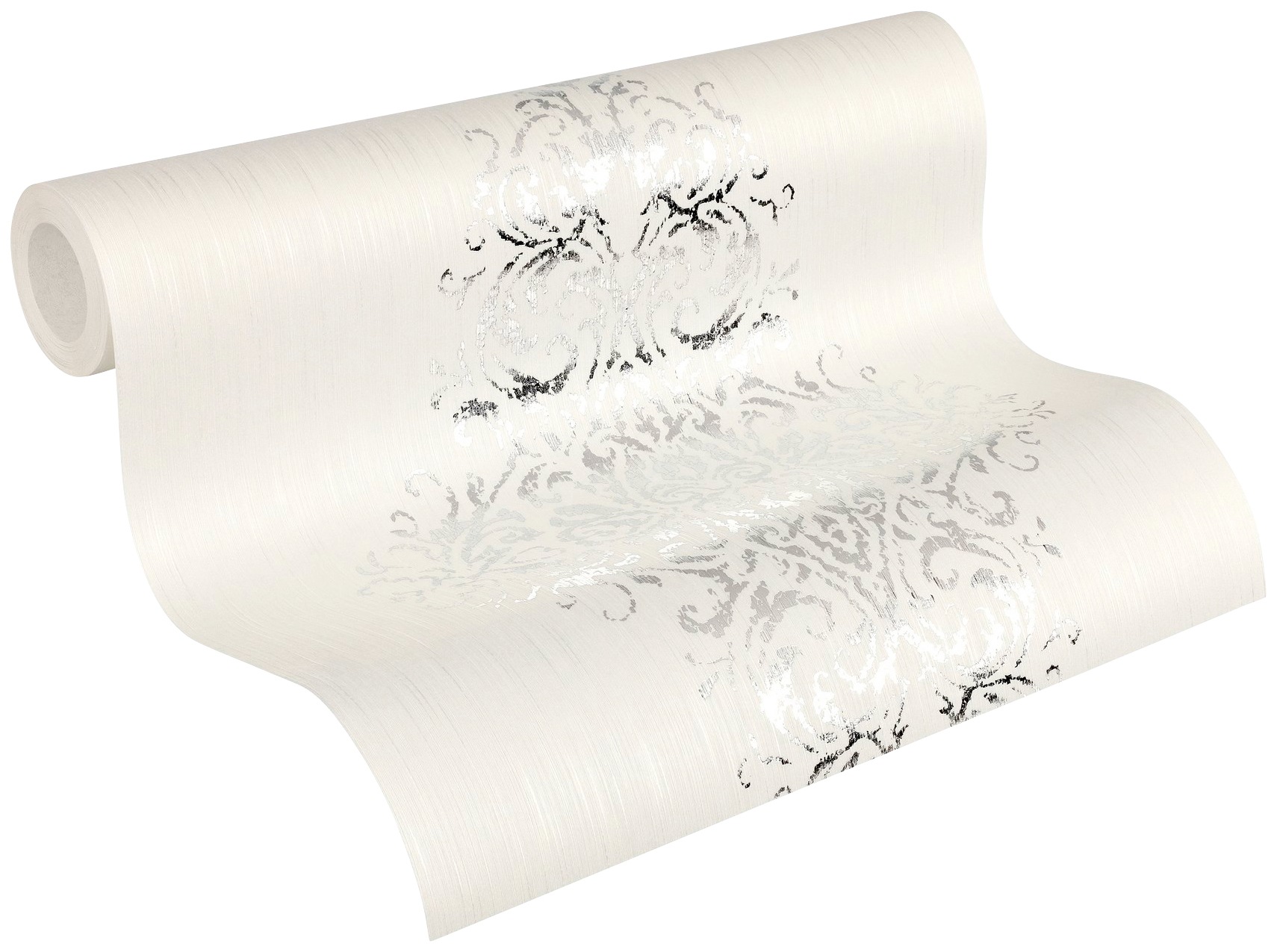 Architects Paper Textiltapete »Luxury wallpaper«, Barock, Textil Tapete Barock Metallic Effekt