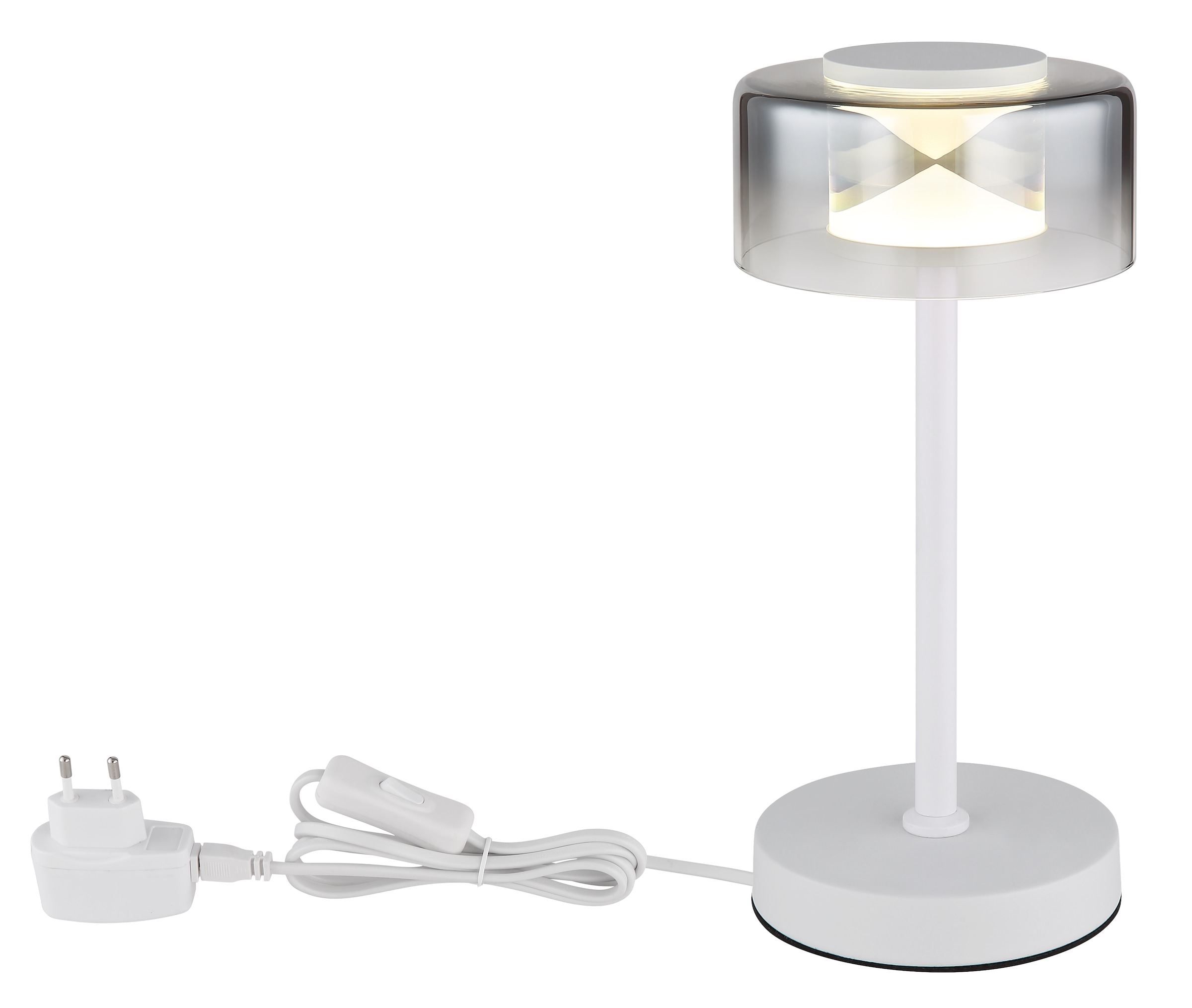 GLOBO LIGHTING Tischleuchte »BELINDA« LED-Modul 1 Stk. Warmweiß Tischlampe Nachttischlampe Deko-Tischleuchte Schlafzimmer