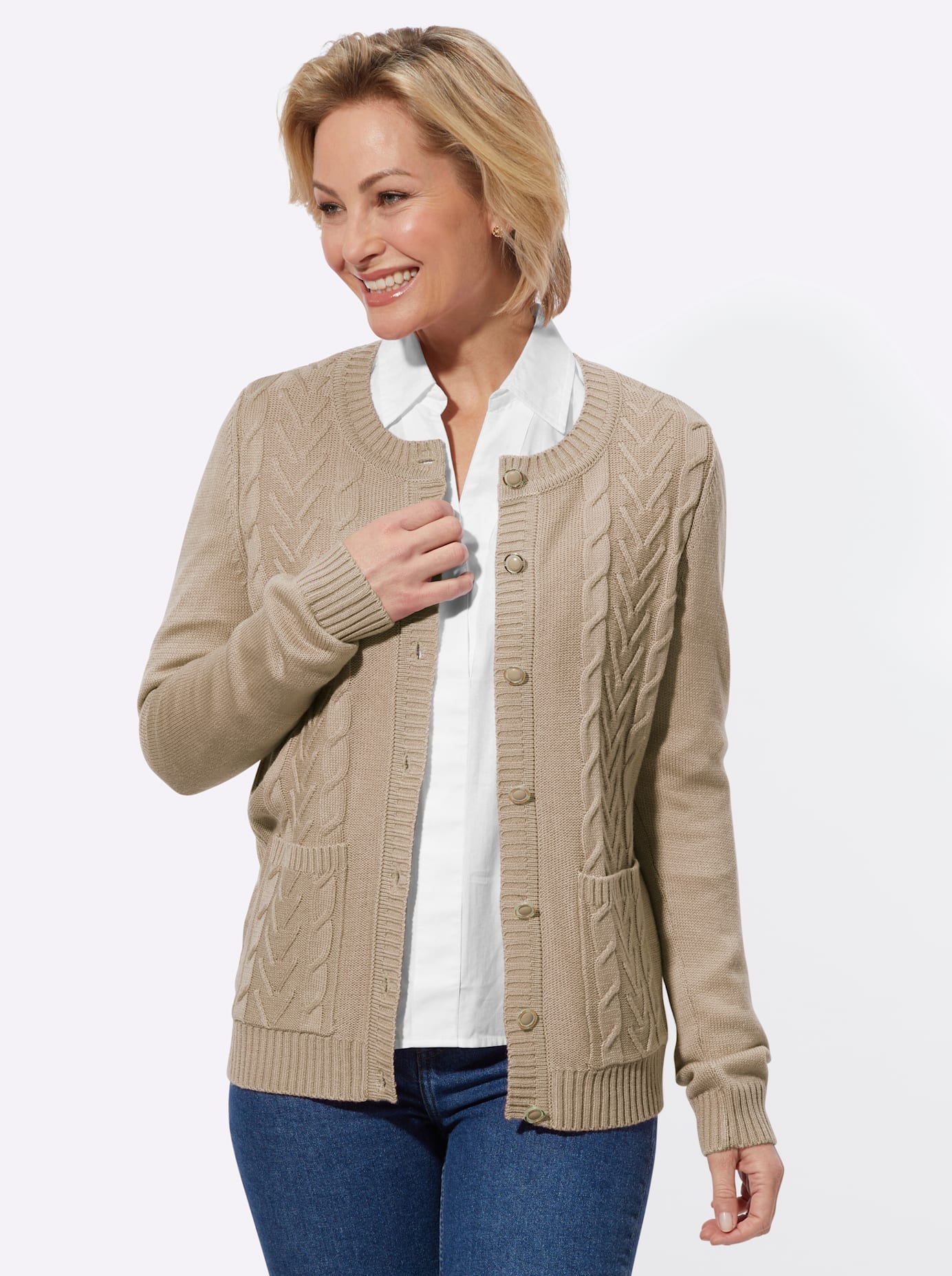 Classic Basics Strickjacke