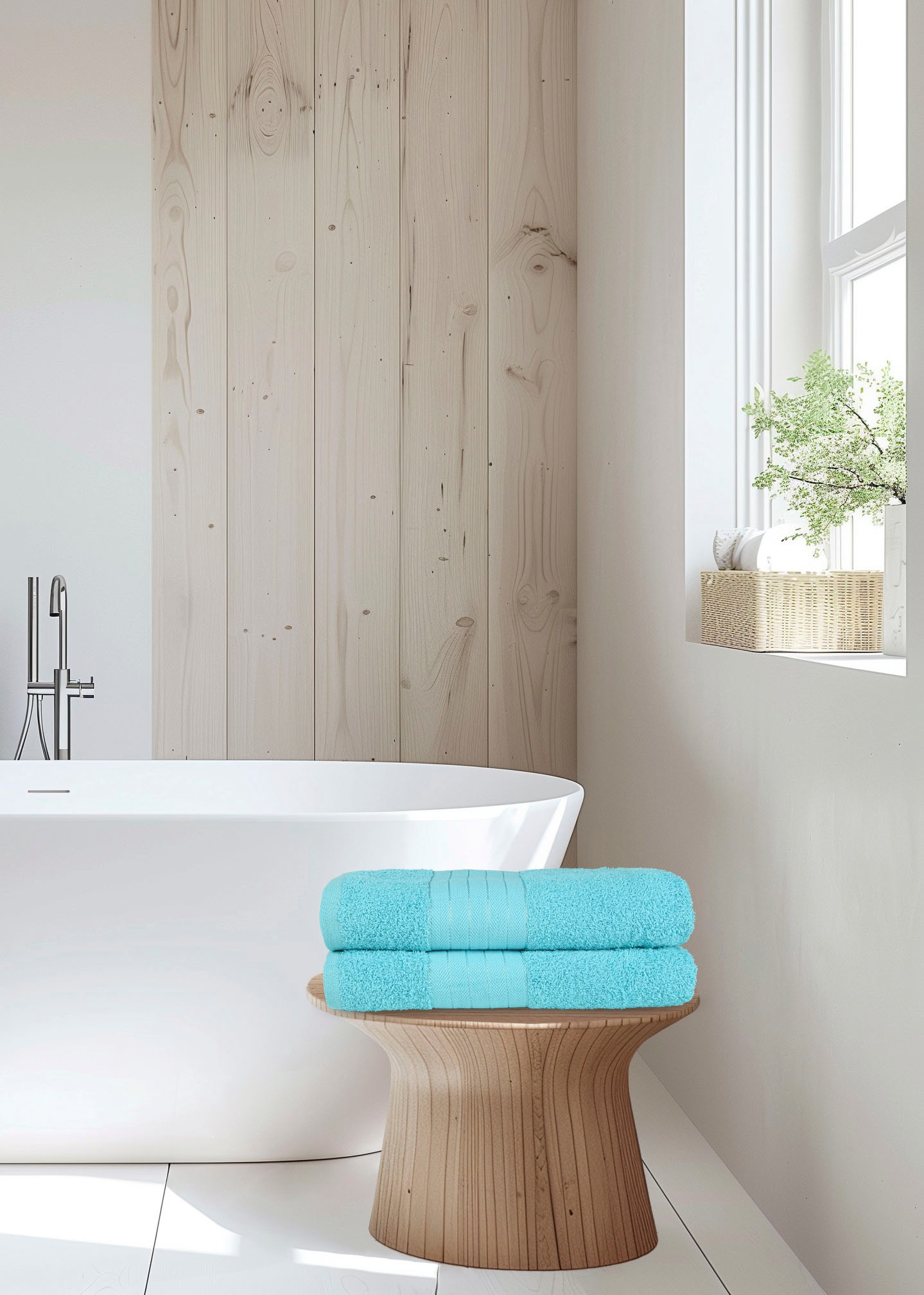 good morning Badetuch "Uni Towels" Baumwolle, Walkfrottee, Bordüre, 500 GSM günstig online kaufen