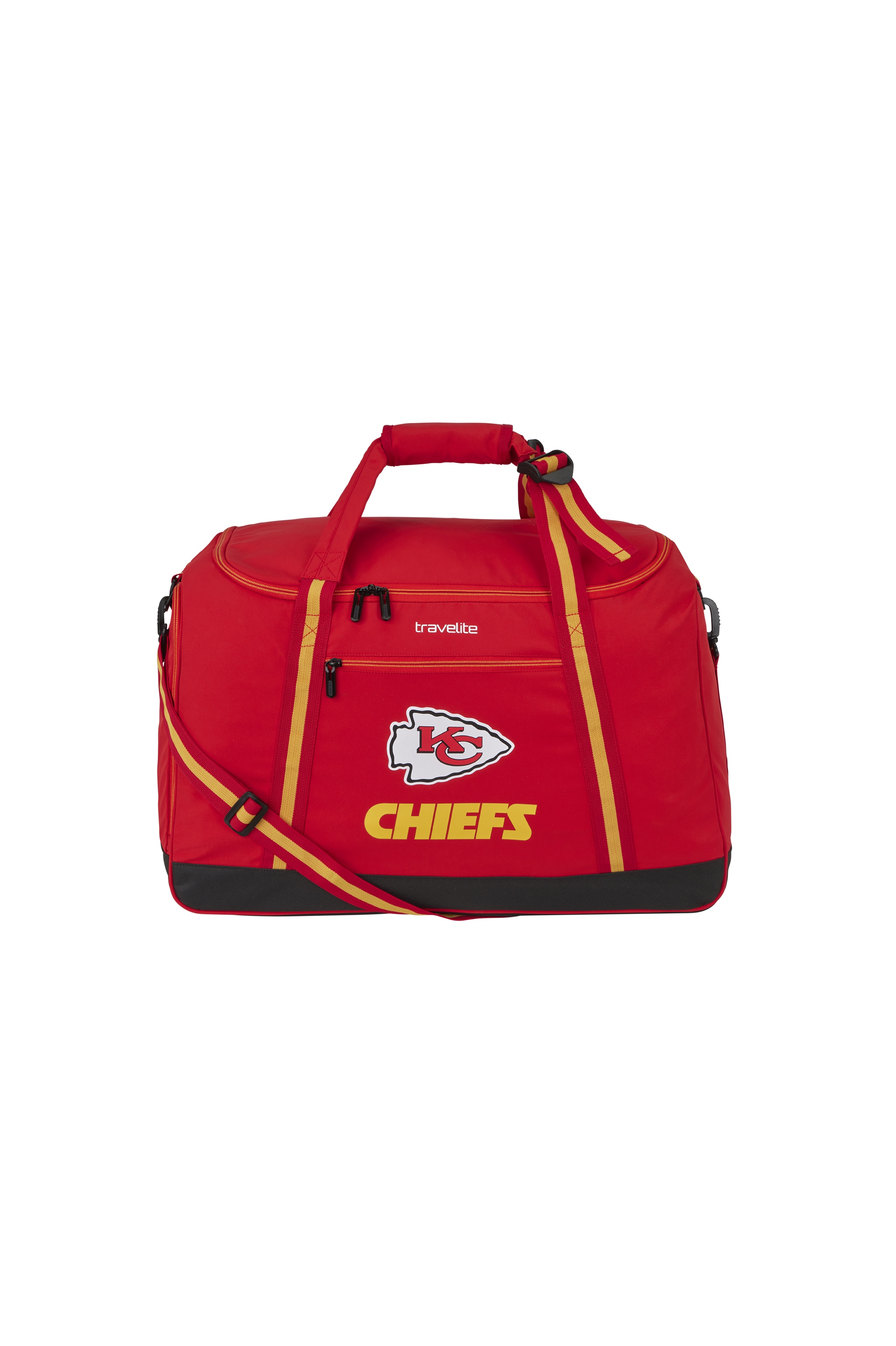 travelite Sporttasche "travelite x NFL Duffle Bag 2in1" als Rucksack nutzbar, große Öffnung, Schuhfach und Aufsteckfunktion