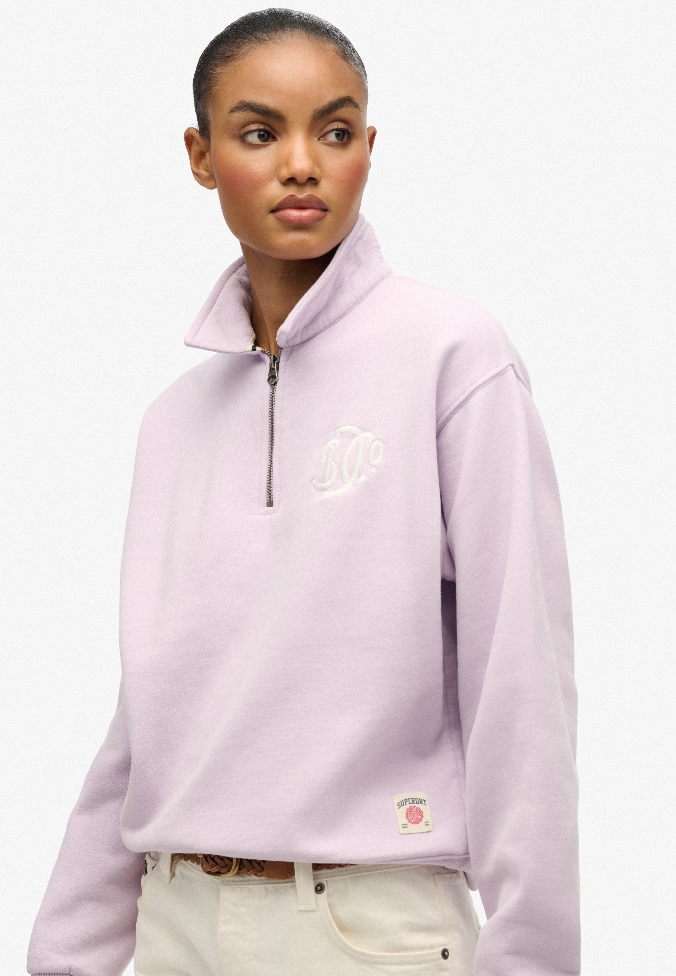 Superdry Sweatshirt »SD&CO NEON COLLARED HALF ZIP«
