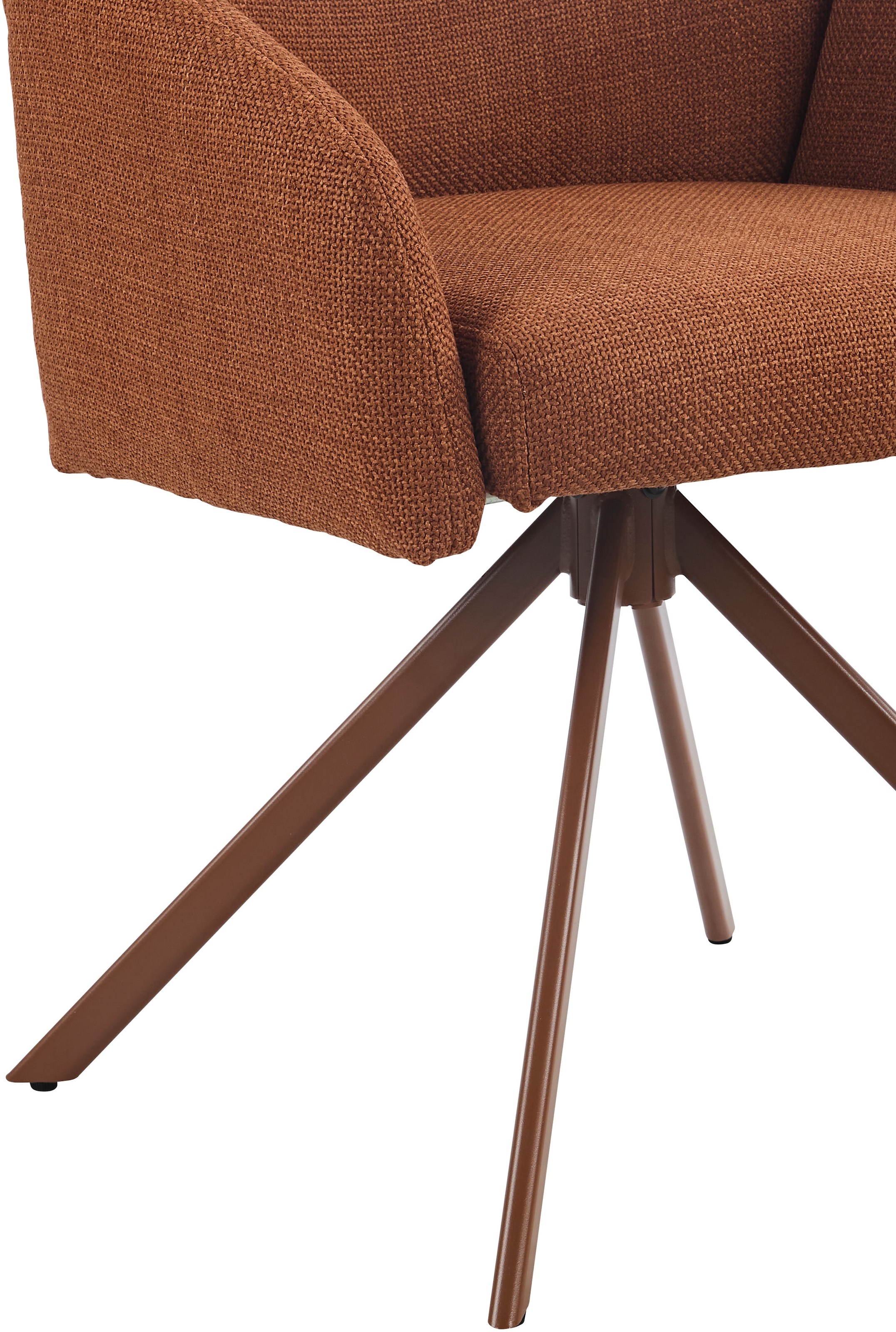 HELA Armlehnstuhl »HOLLY« (Set) 2 Stk.360° drehbar, Armlehnen, Gestell angepasst, Swing Back Komfortrücken