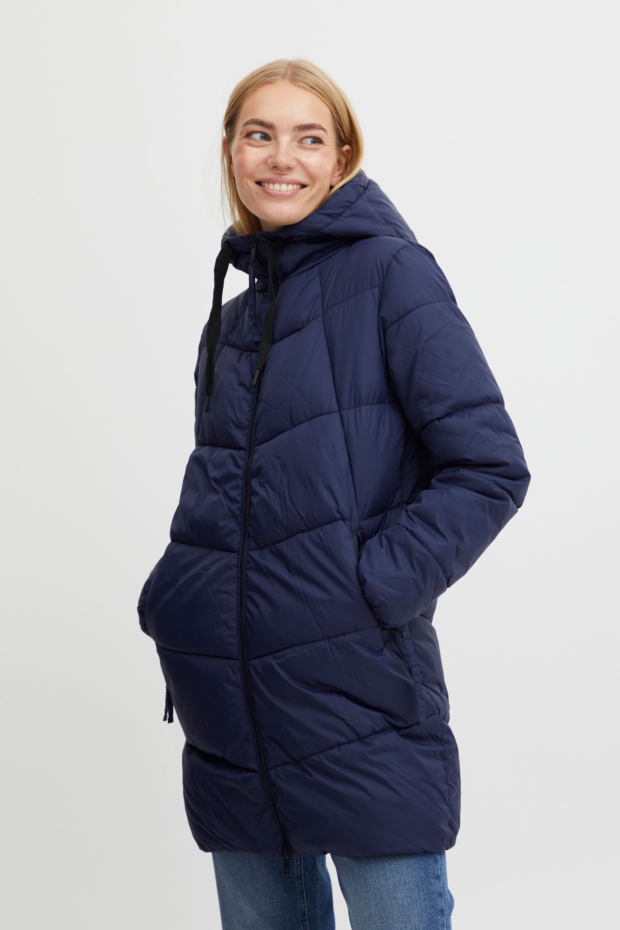 b.young Steppjacke »Steppjacke BYBomina«, mit Kapuze