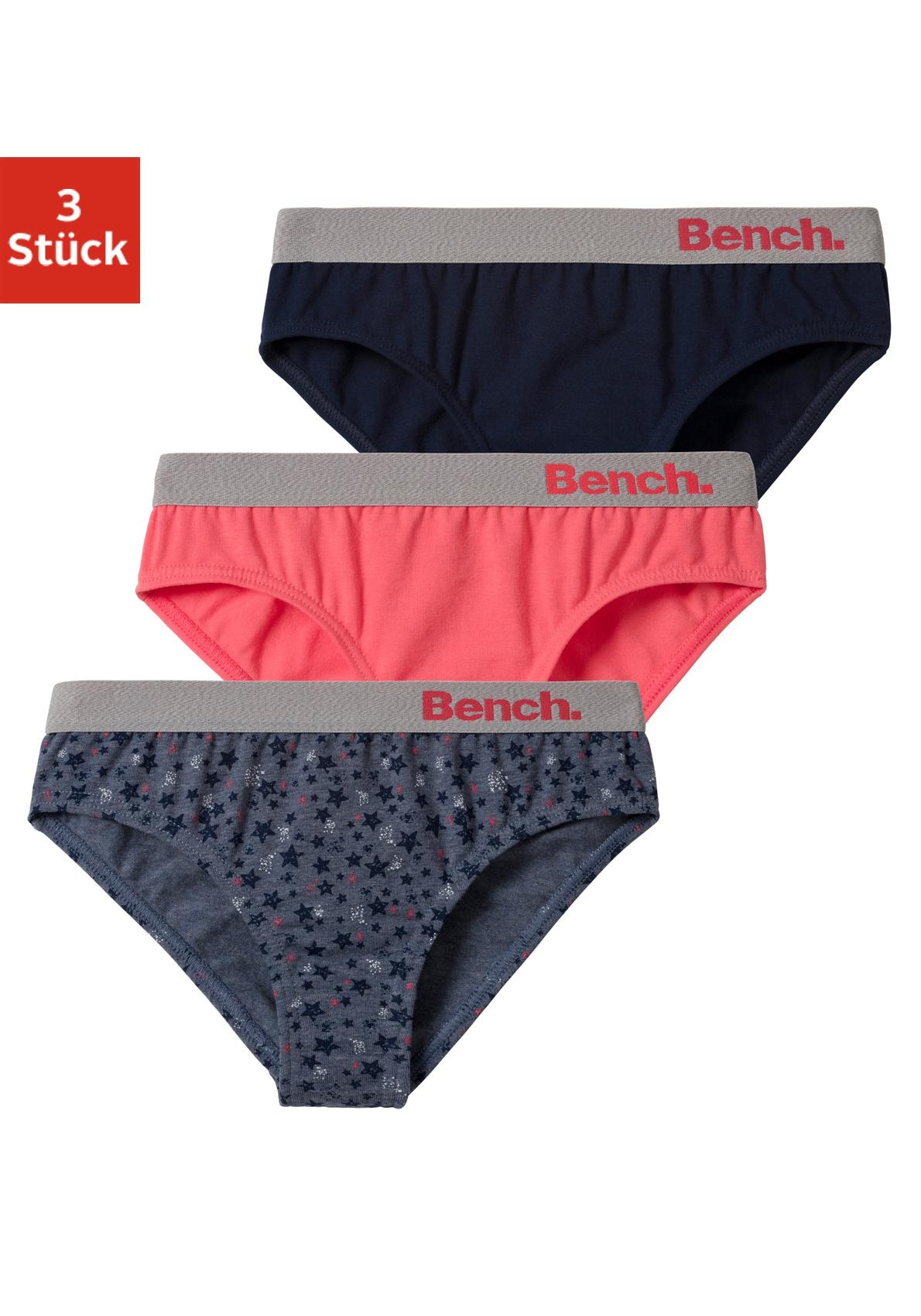 Bench. Sternen Print (Packung, 3 unifarben und kaufen mit St.), | Slip, BAUR