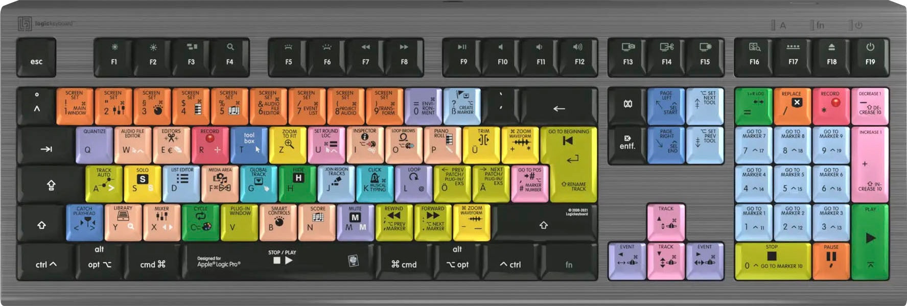 Tastatur »Apple Logic Pro X2 Astra 2 DE (Mac)«,...