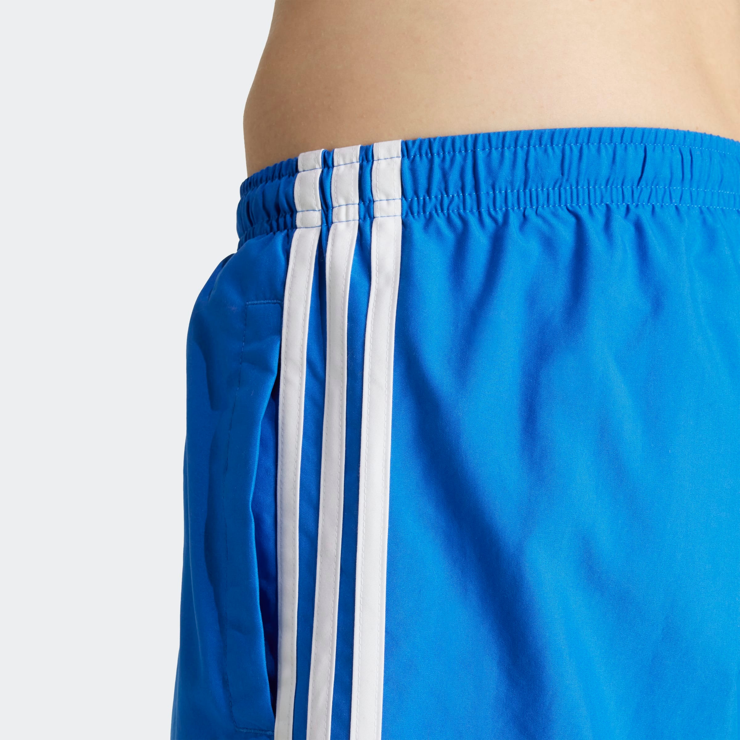 Adidas Adicolor 3 Stripes Swim Shorts Green 3