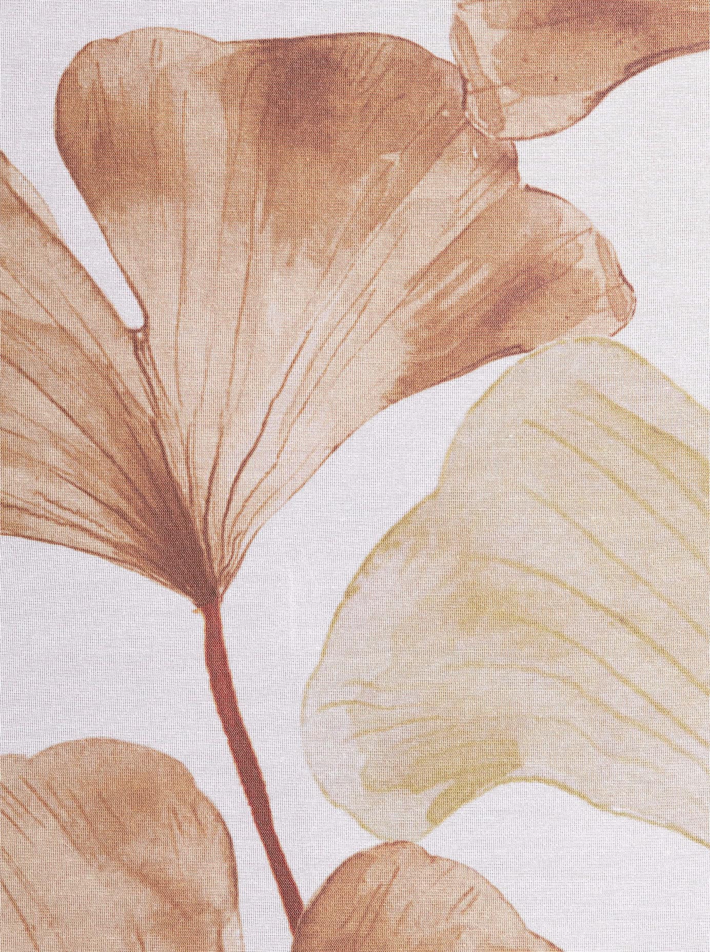 Gardine HEINE HOME, B:140cm H:245cm, braun, Polyester, Gardinen