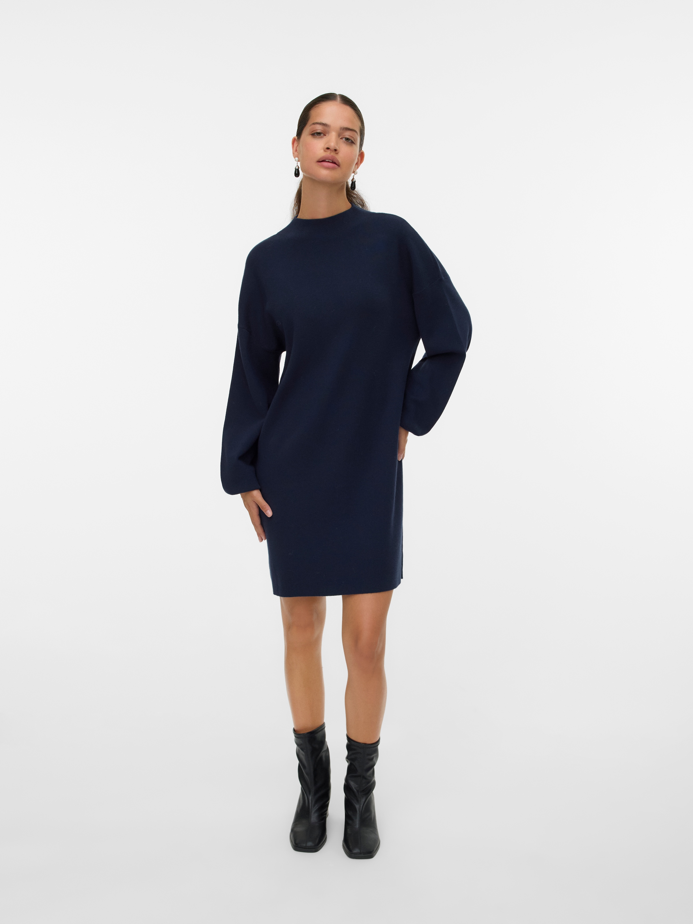 Vero Moda "VMNANCY LS FUNNELNECK DRESS GA NOOS" günstig online kaufen
