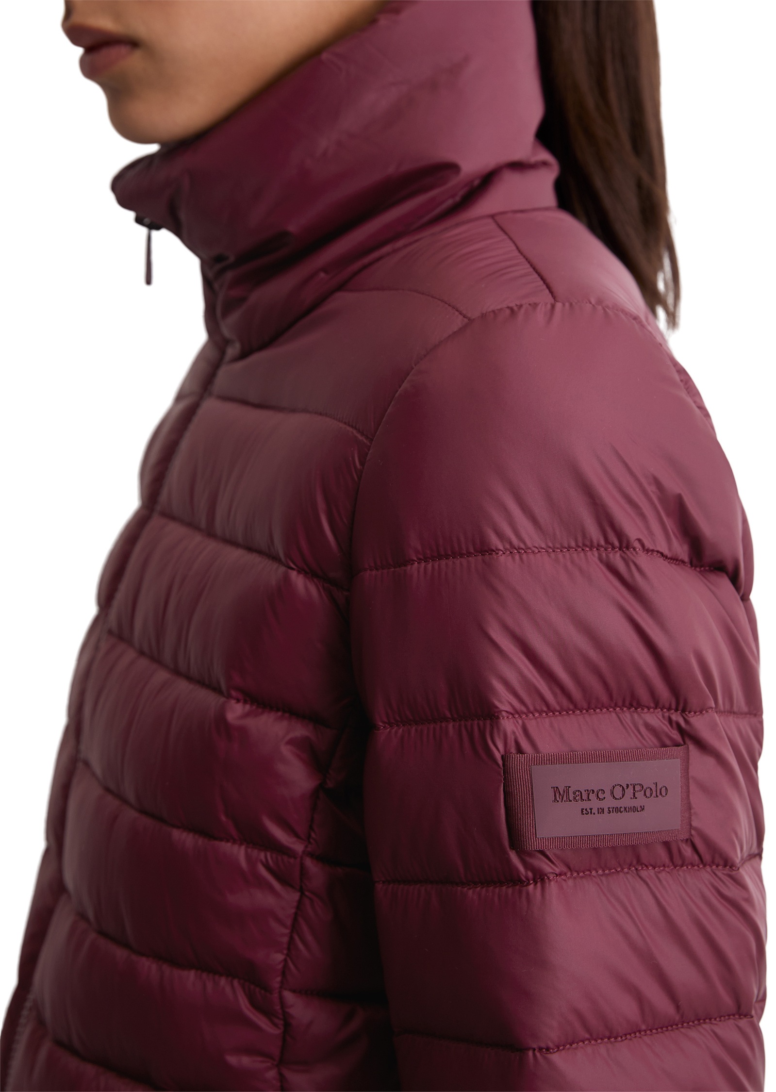 Marc O'Polo Outdoorjacke »mit recycelten Materialien«, ohne Kapuze