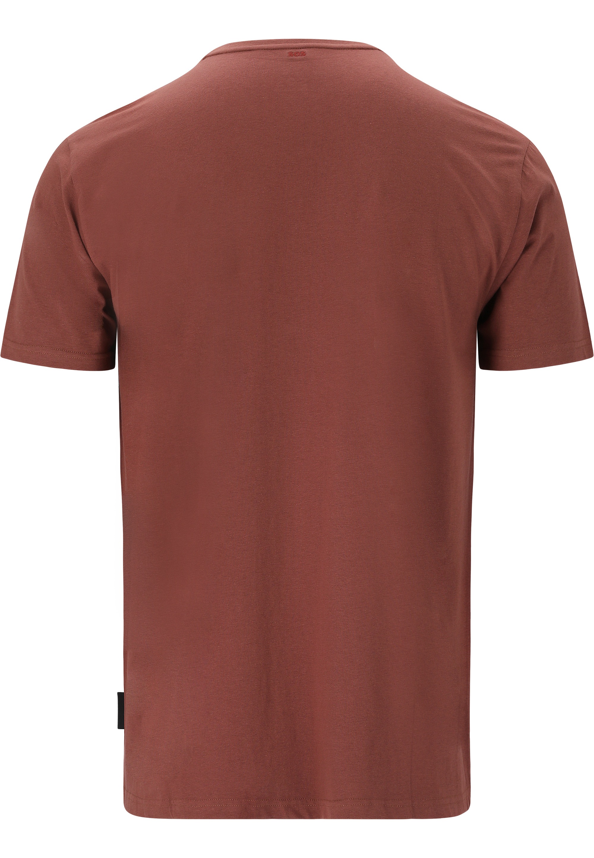 SOS T-Shirt »Kobla«, (1 tlg.), mit aufgesticktem Markenlogo auf der Front