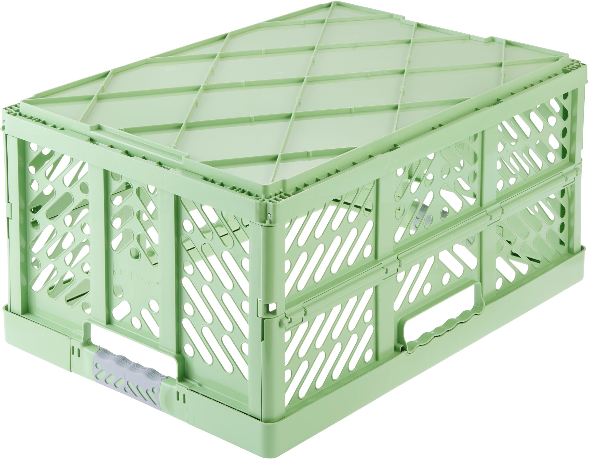 keeeper Klappbox »ben eco, Profi-Klappbox mit Softgriffen, 54 x 37 x 28 cm, 45 l«, (1 tlg.), Soft-Touch-Griffe, zusammenklappbar