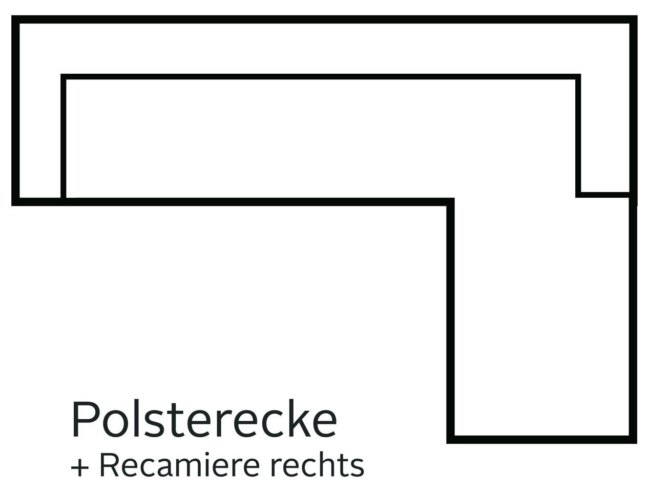 BAUR mit kaufen | »Casoria«, 2-Sitzer-Element Recamiere Relaxfunktion, of Ecksofa Style elektrischer wahlweise Places