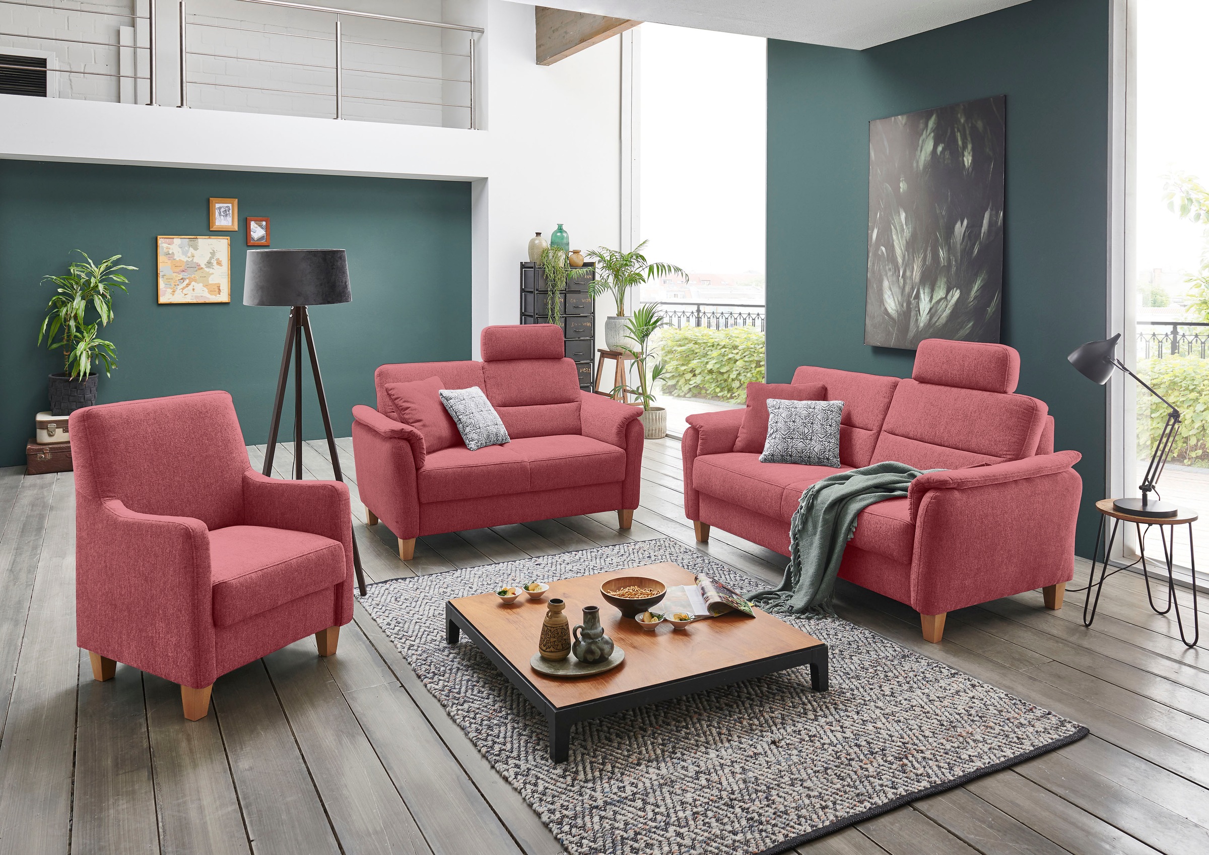 Home affaire Sessel "Palmera, B: 70 cm" mit Federkern günstig online kaufen