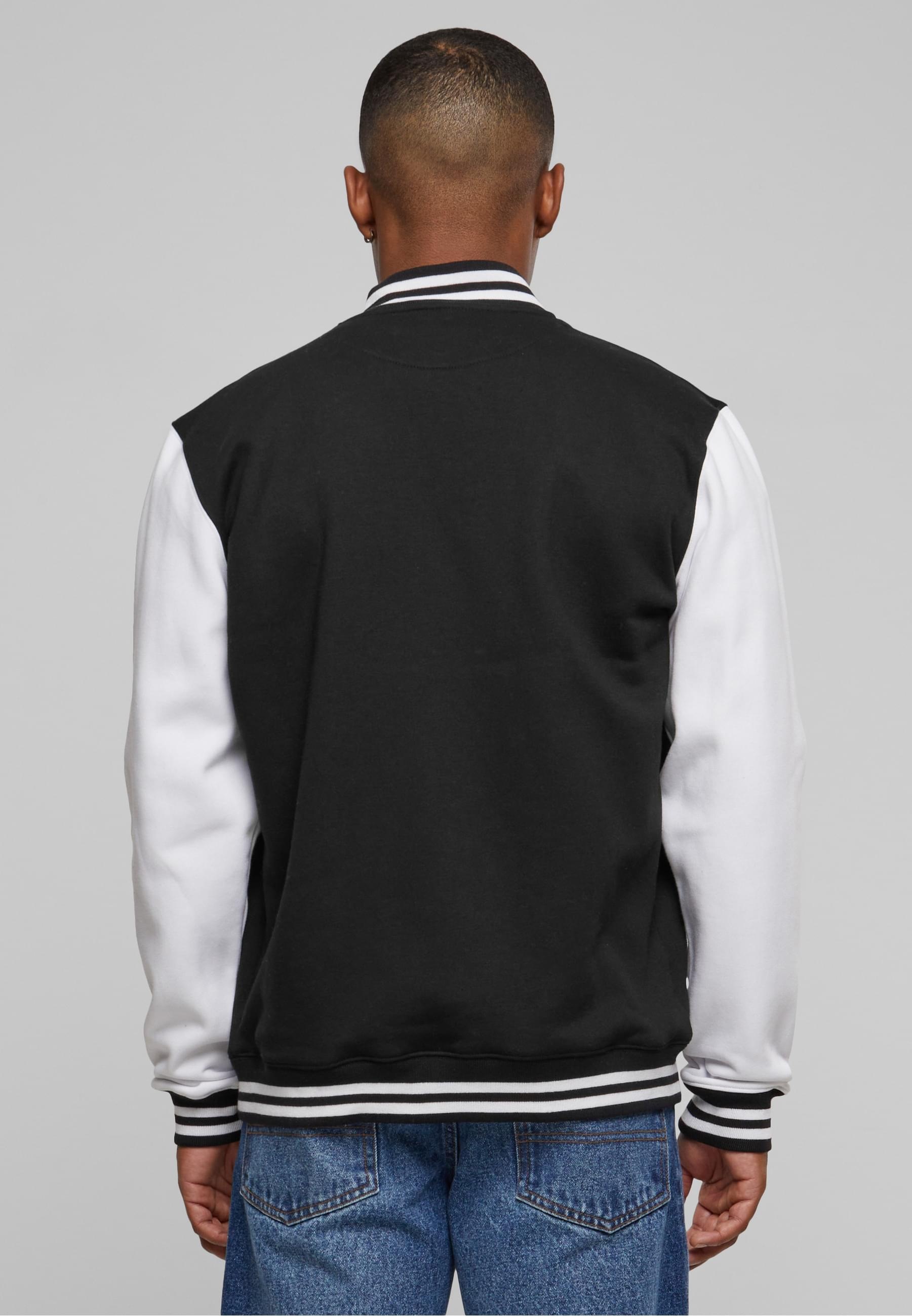 URBAN CLASSICS Collegejacke »Urban Classics Herren 2-tone College Sweatjacket«, (1 St.), ohne Kapuze