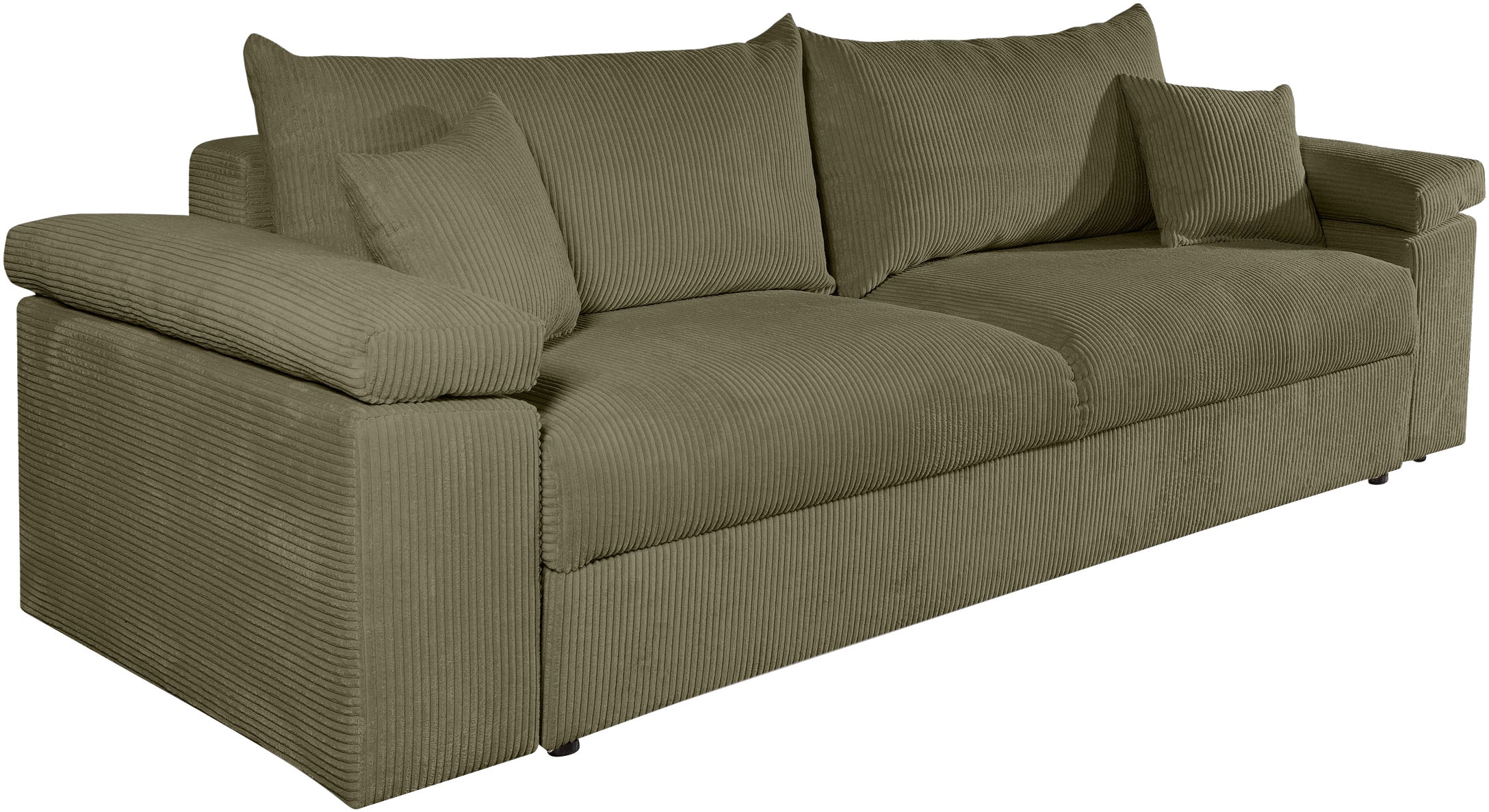 COLLECTION AB Schlafsofa »Mara, B: 249 cm, Liegefl. 139x195 cm« Dauer-Schlaffunktion, Bettkasten & Federkern, wahlweise mit Topper