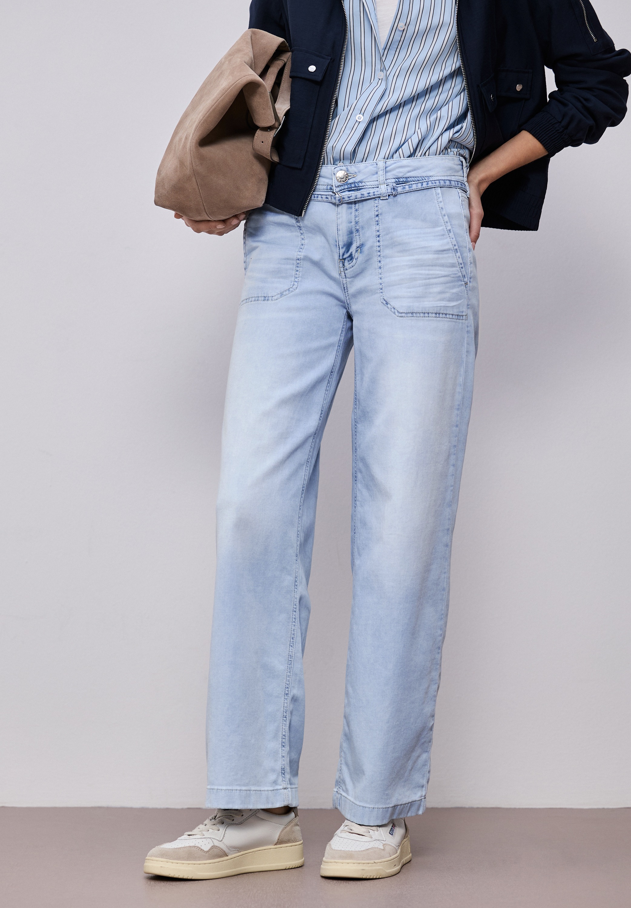STREET ONE Loose-fit-Jeans "Style Emee" mit Taschen günstig online kaufen