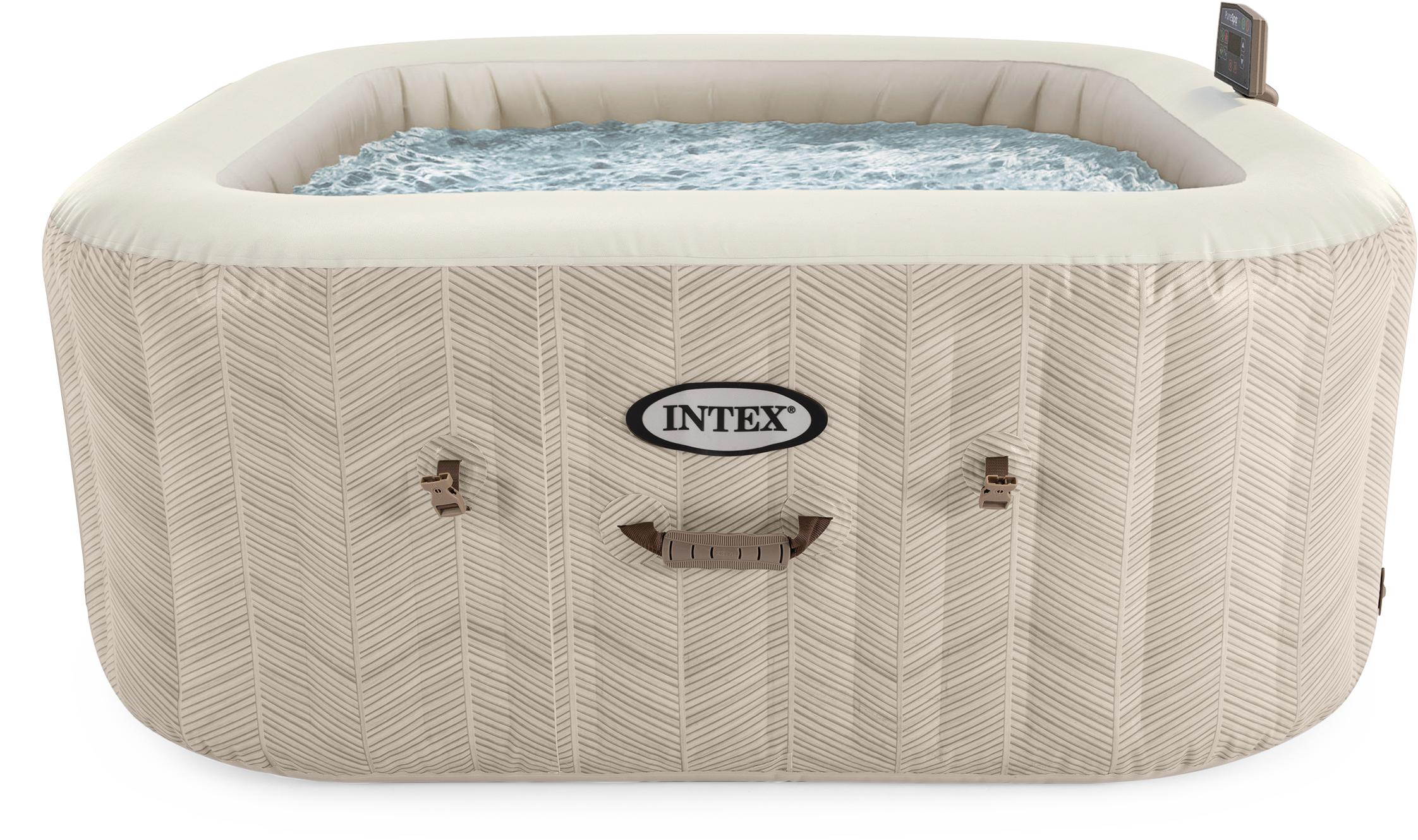 Intex Whirlpool ""PureSpa Chevron Deluxe"", braun, in verschiedenen Größen günstig online kaufen