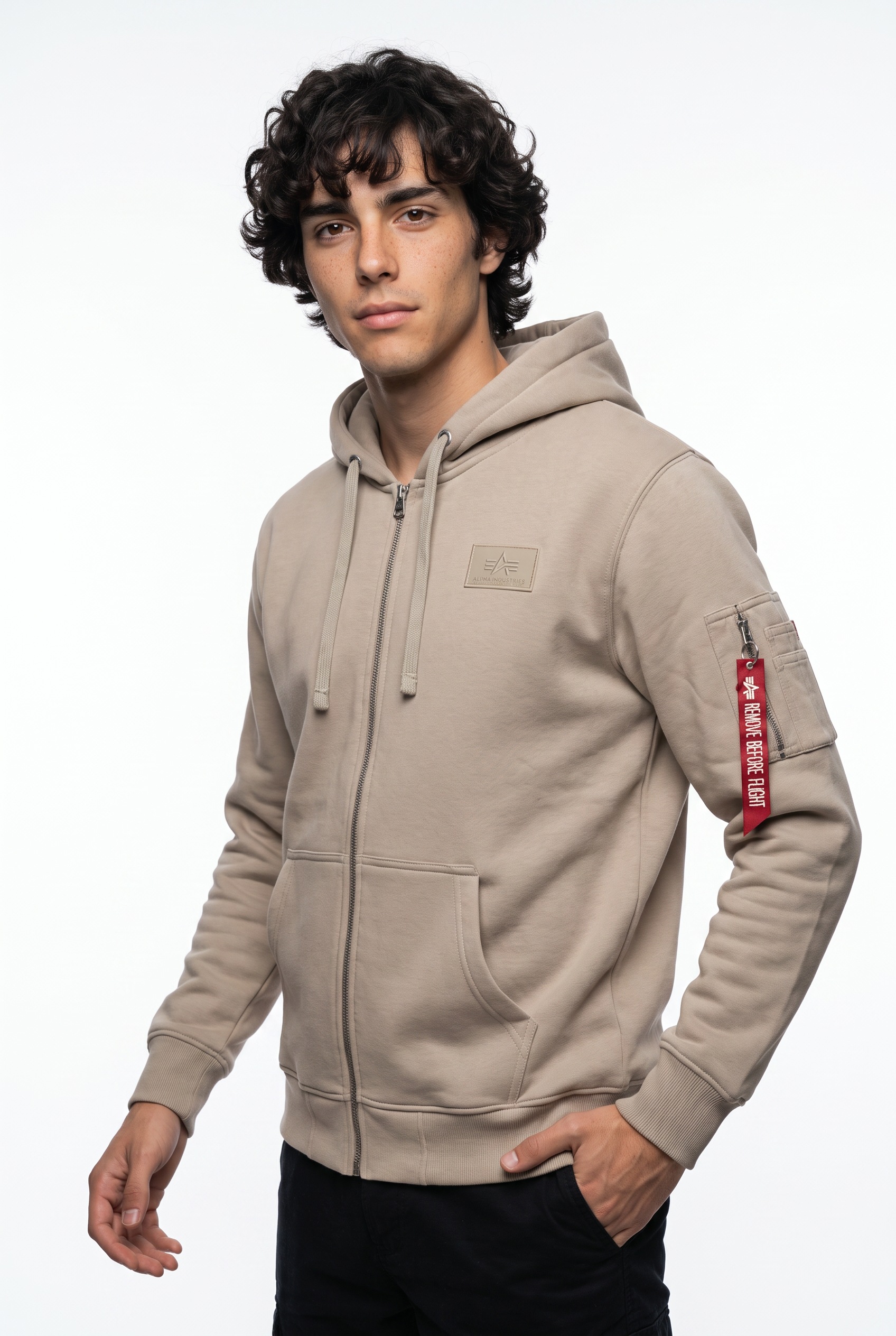 Alpha Industries Kapuzensweatjacke »Back Print Zip Hoody«