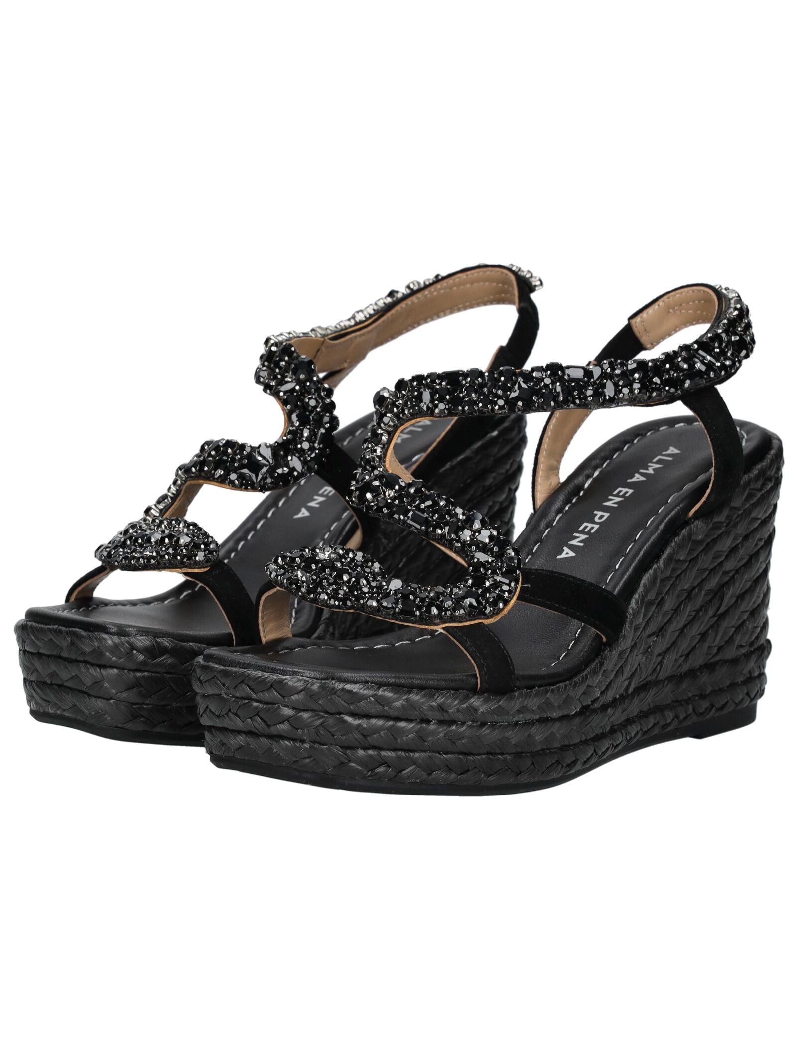 Alma en Pena Keilsandalette »ALMA EN PENA Sandalen Leder/Textil«
