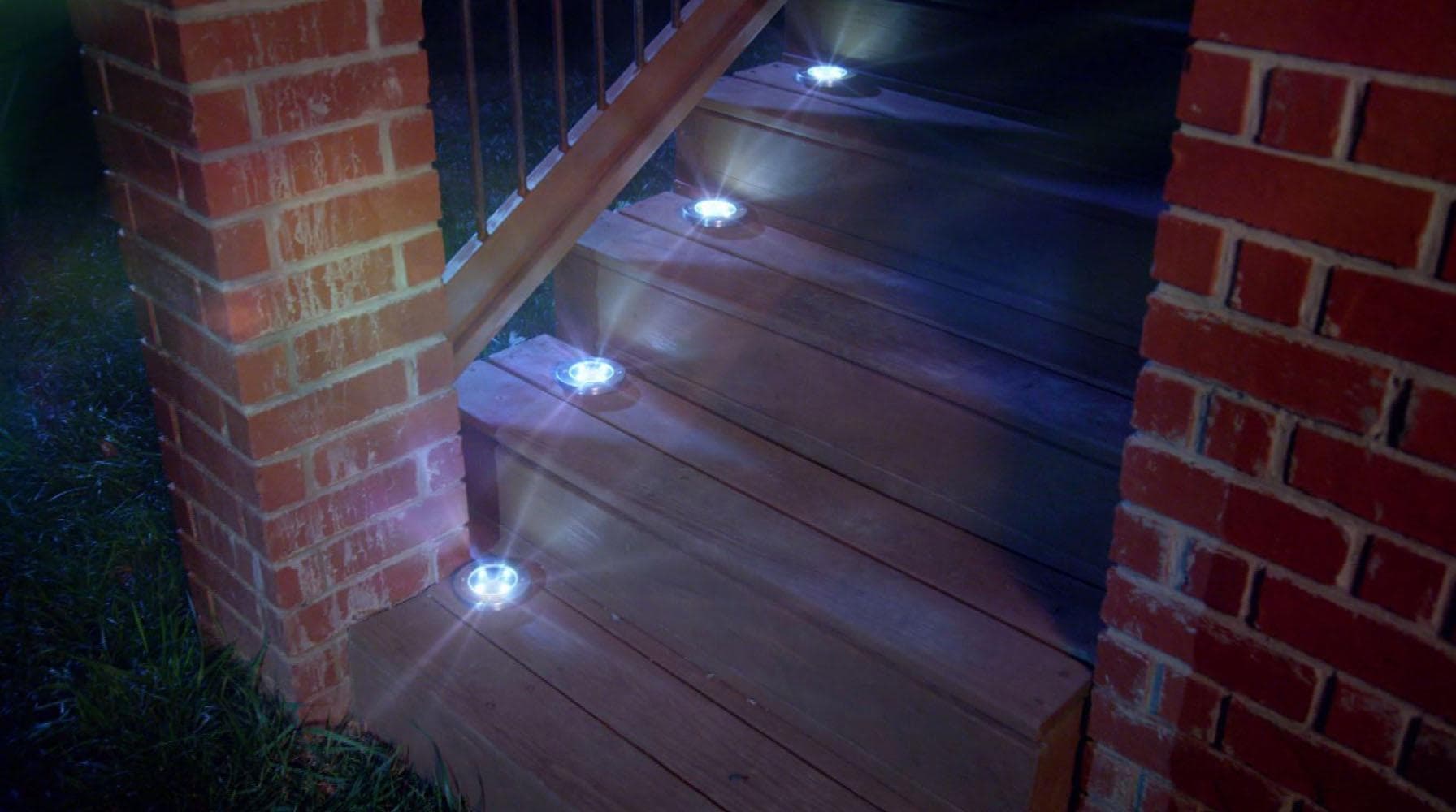 MediaShop LED Gartenleuchte »DISK LIGHTS«, Set mit 8 Stück