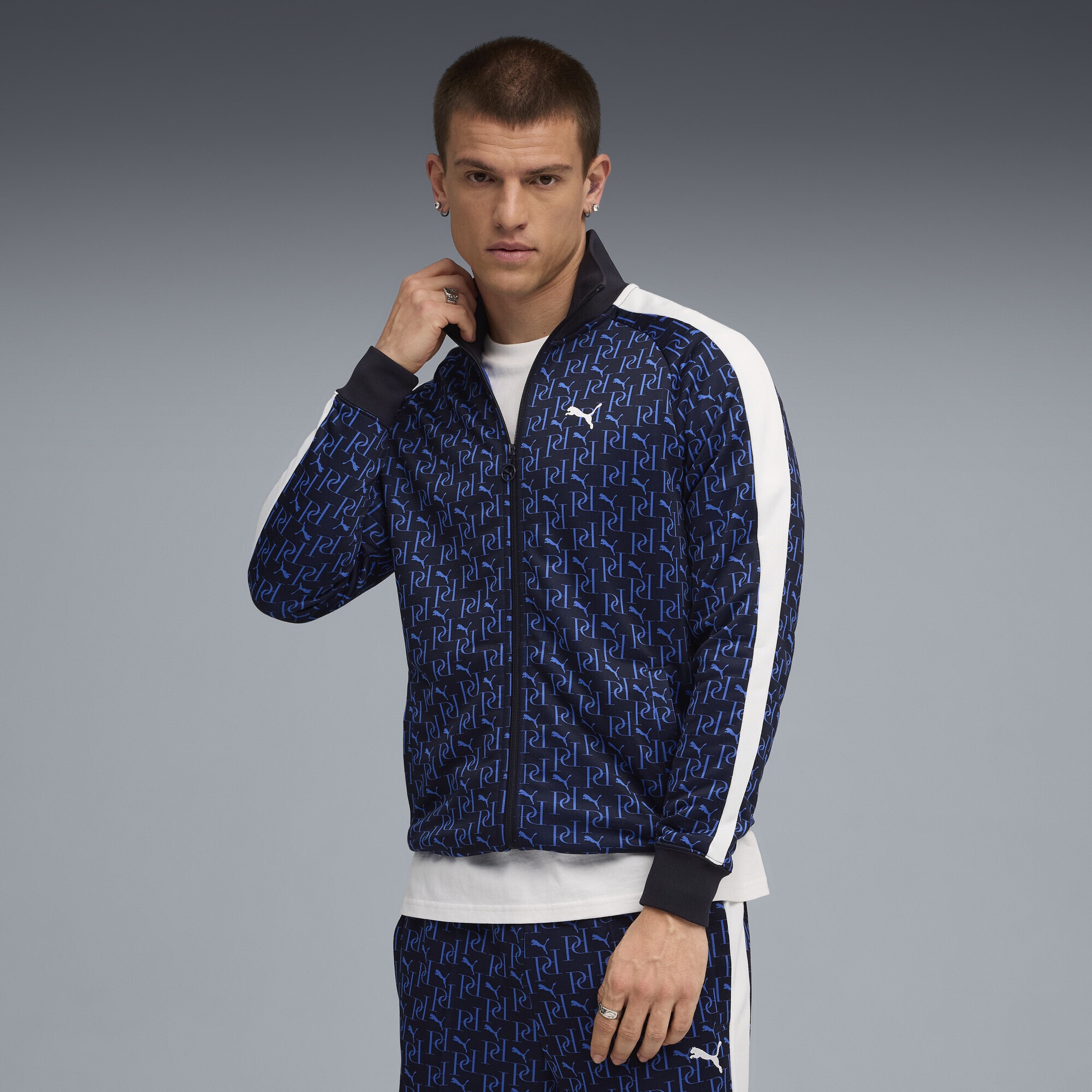 PUMA Trainingsjacke "T7 Allover-Print Trainingsjacke Herren" günstig online kaufen