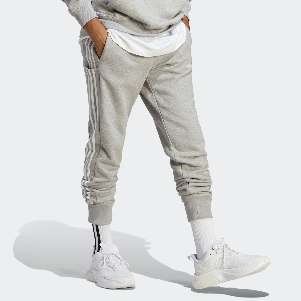 adidas Sportswear Sporthose »ESSENTIALS FRENCH TERRY TAPERED CUFF 3STREIFEN HOSE«, (1 tlg.)