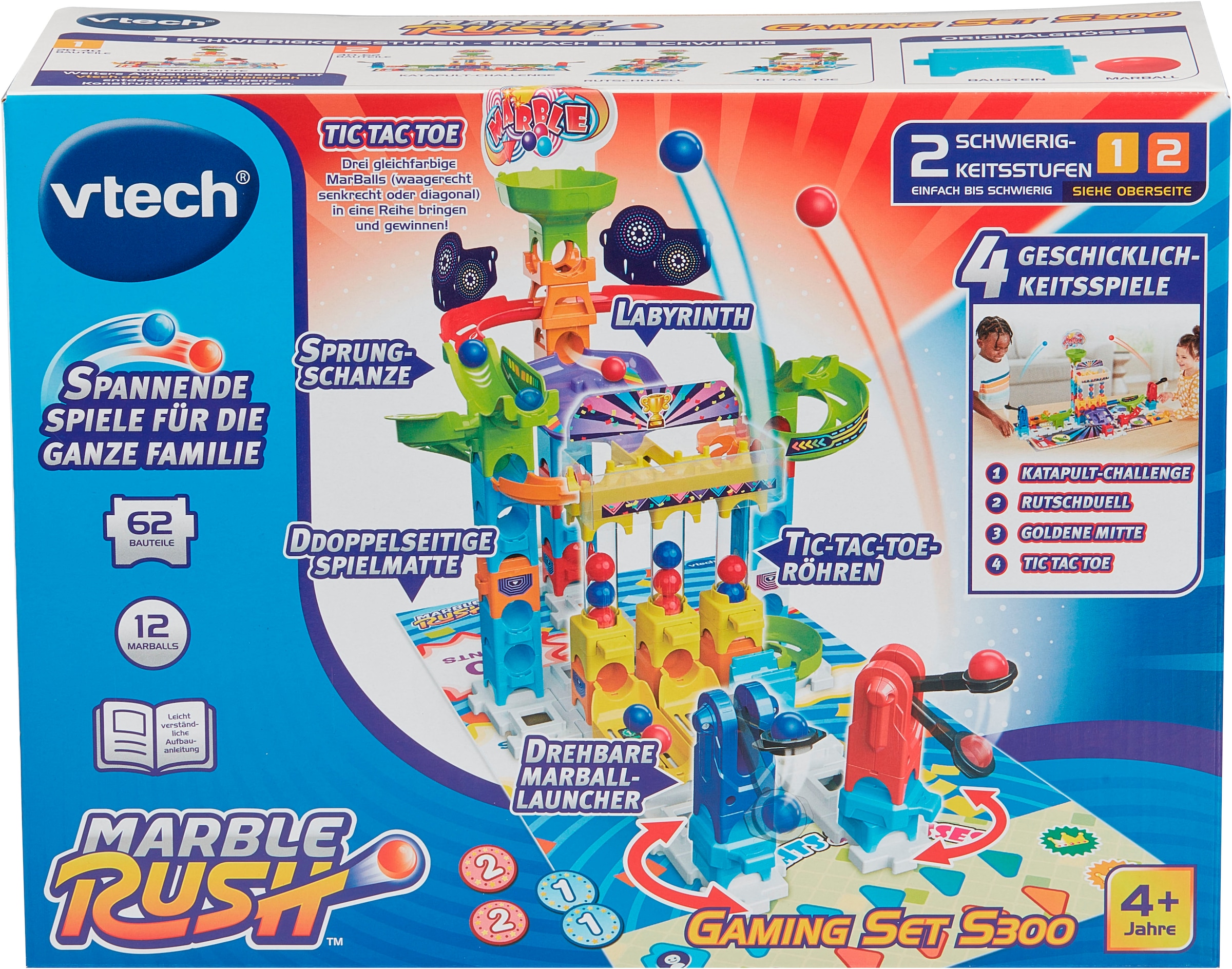 Vtech® Kugelbahn »Marble Rush - Gaming S300«, mit 12 MarBalls